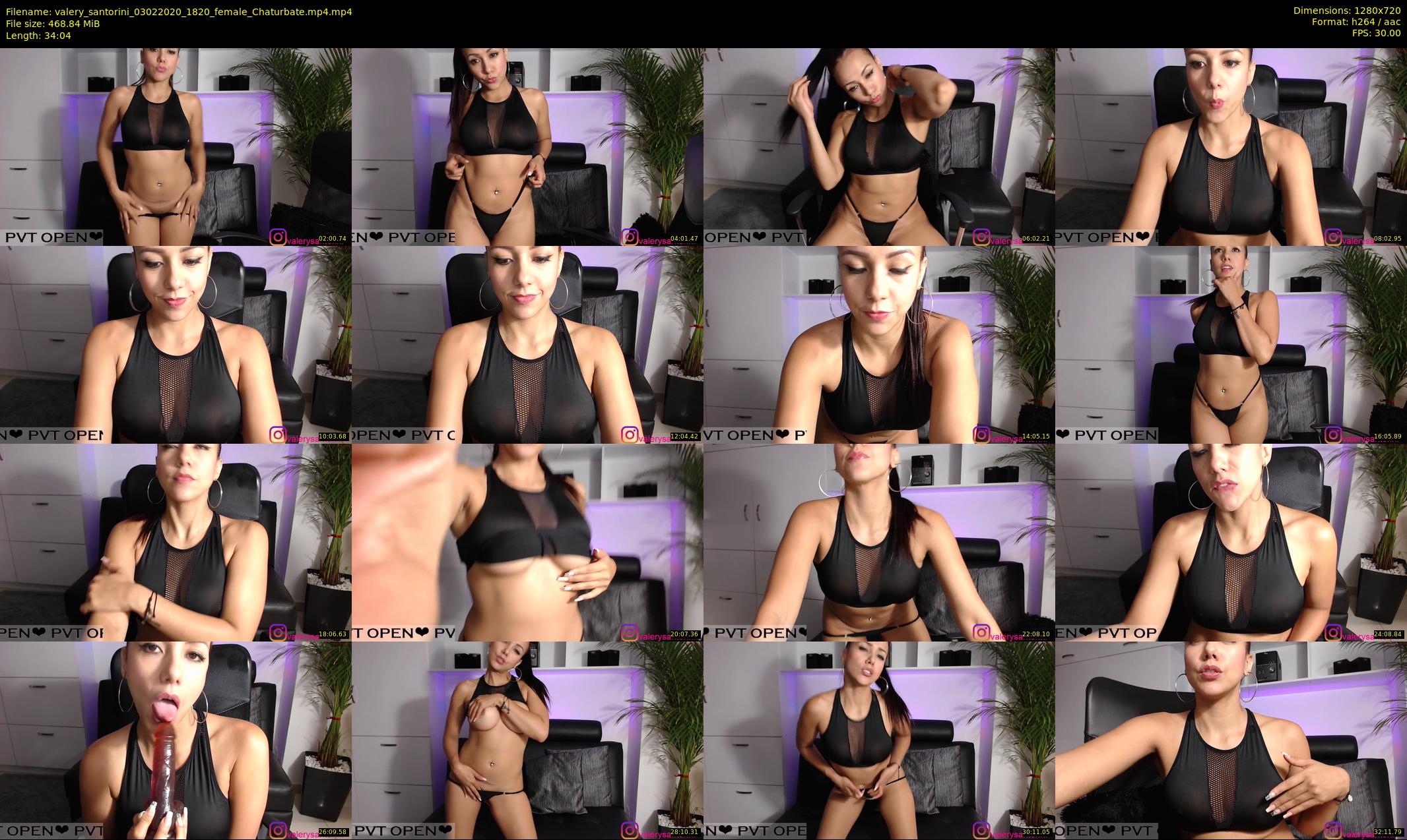 valery_santorini — 35 minute Chaturbate female cam show recording, 720p, Feb 3, 2020