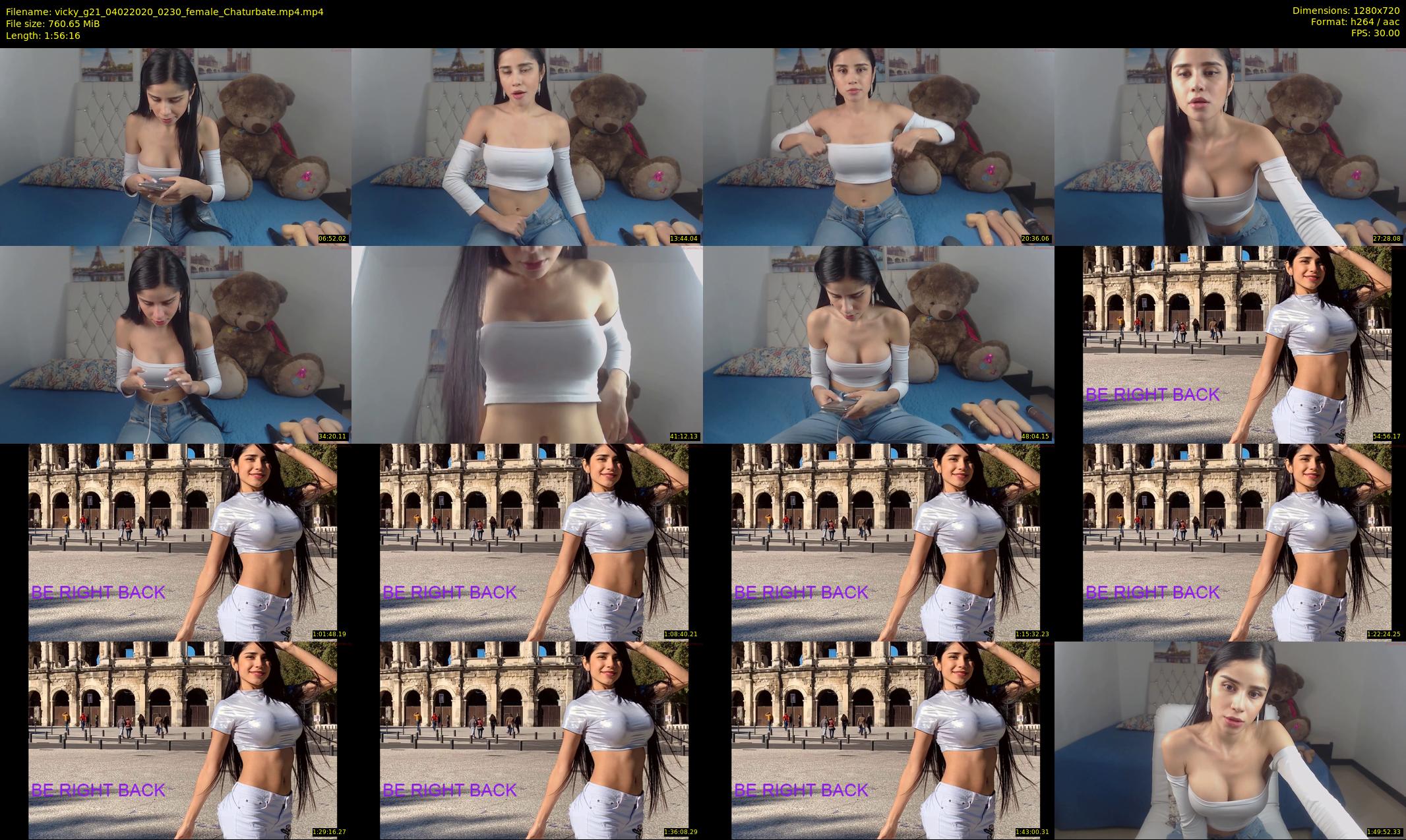 vicky_g21 — 117 minute Chaturbate female cam show recording, 720p, Feb 4, 2020