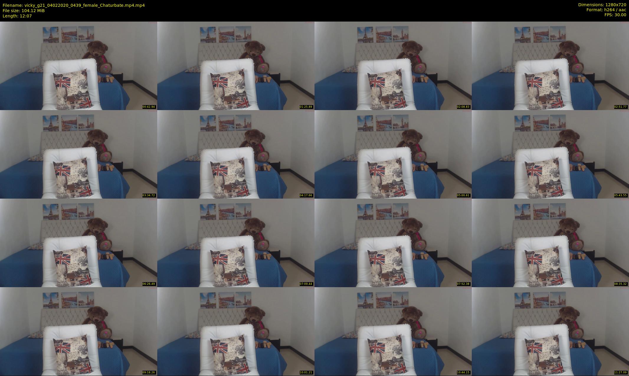 vicky_g21 — 13 minute Chaturbate female cam show recording, 720p, Feb 4, 2020