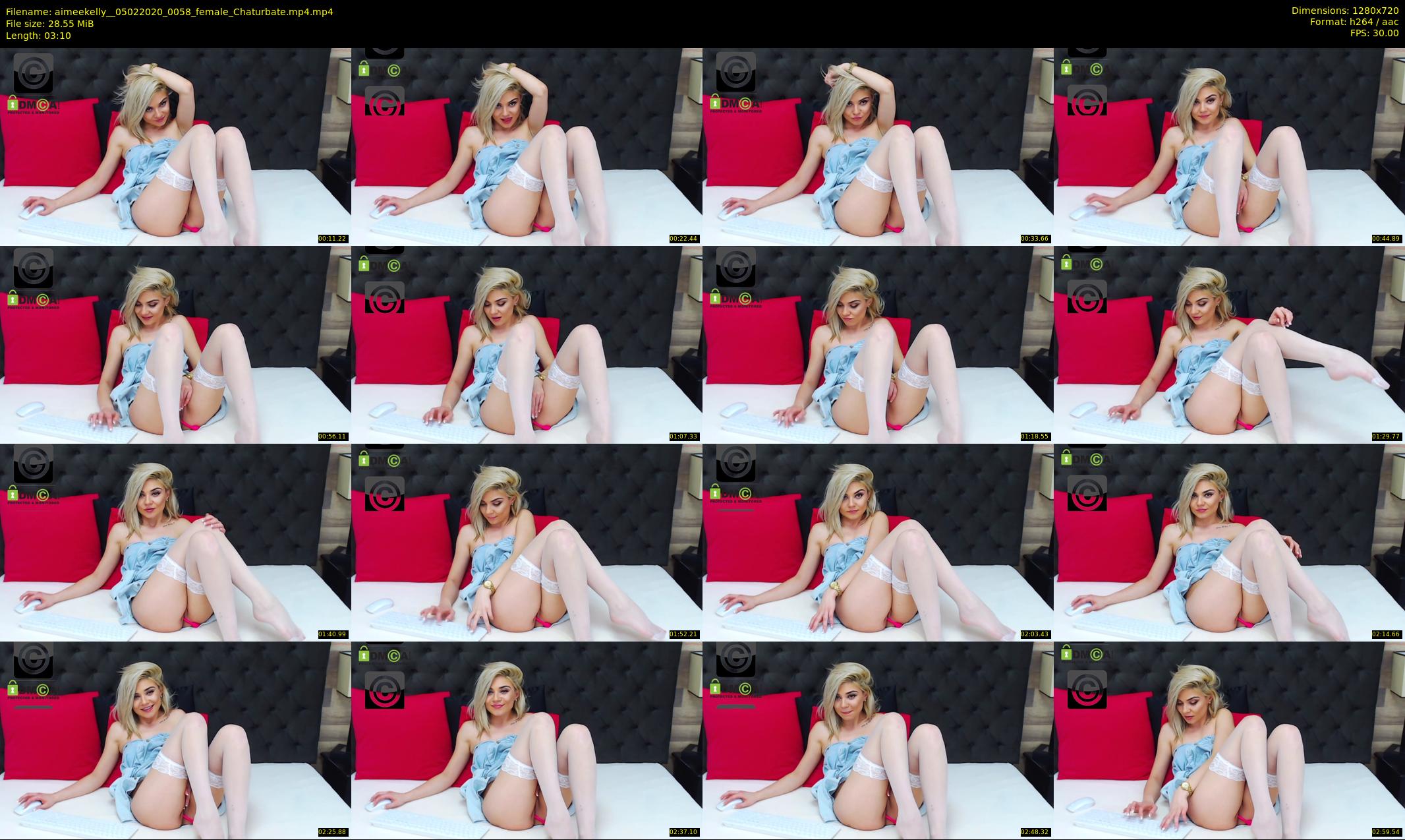 aimeekelly_ — 4 minute Chaturbate female cam show recording, 720p, Feb 5, 2020