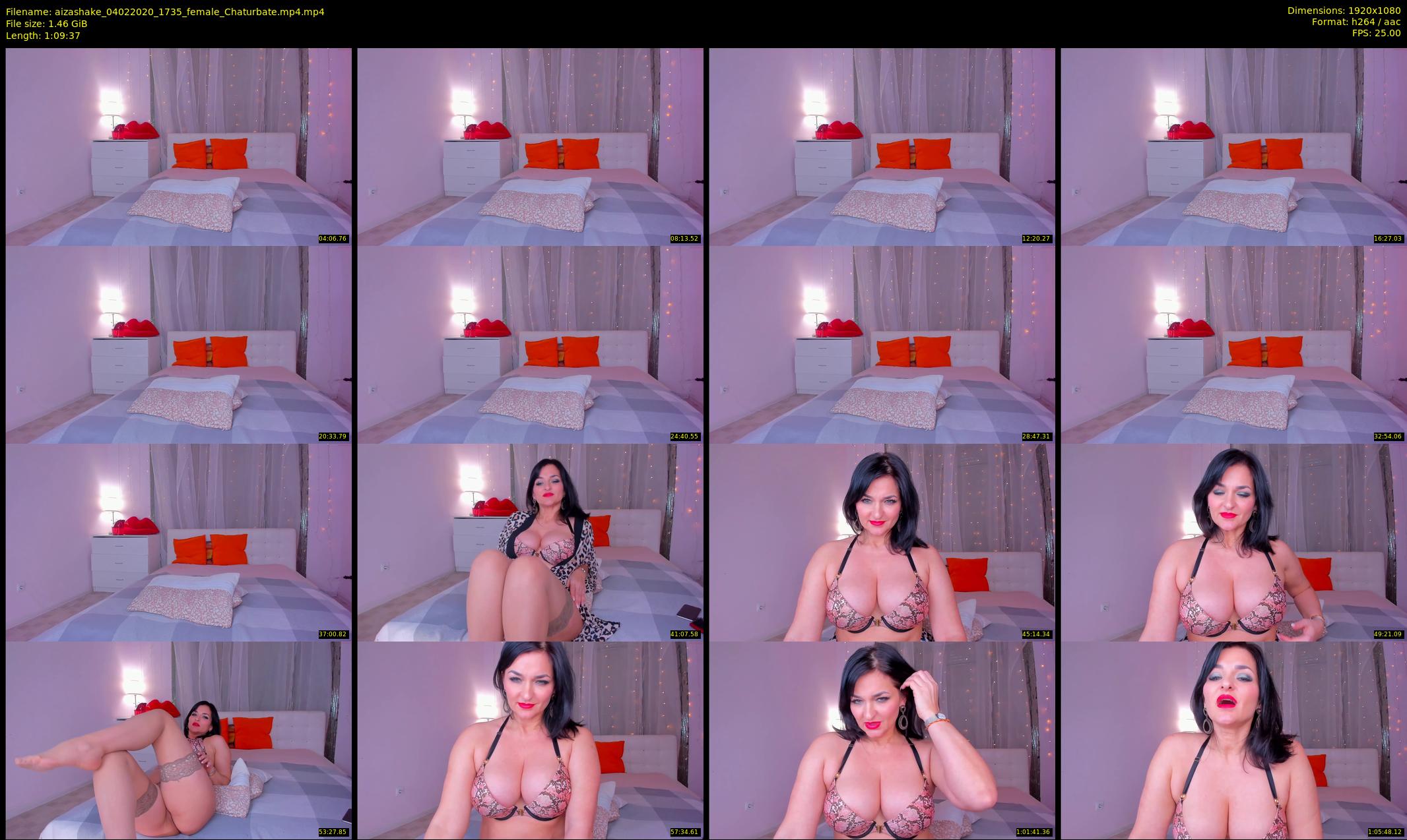 aizashake — 70 minute Chaturbate female cam show recording, 1080p, Feb 4, 2020