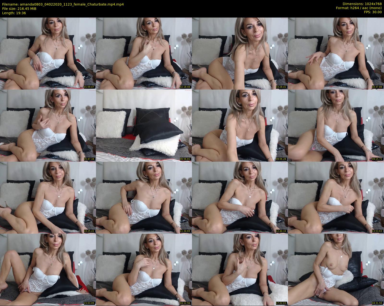 amanda0803 — 20 minute Chaturbate female cam show recording, 720p, Feb 4, 2020