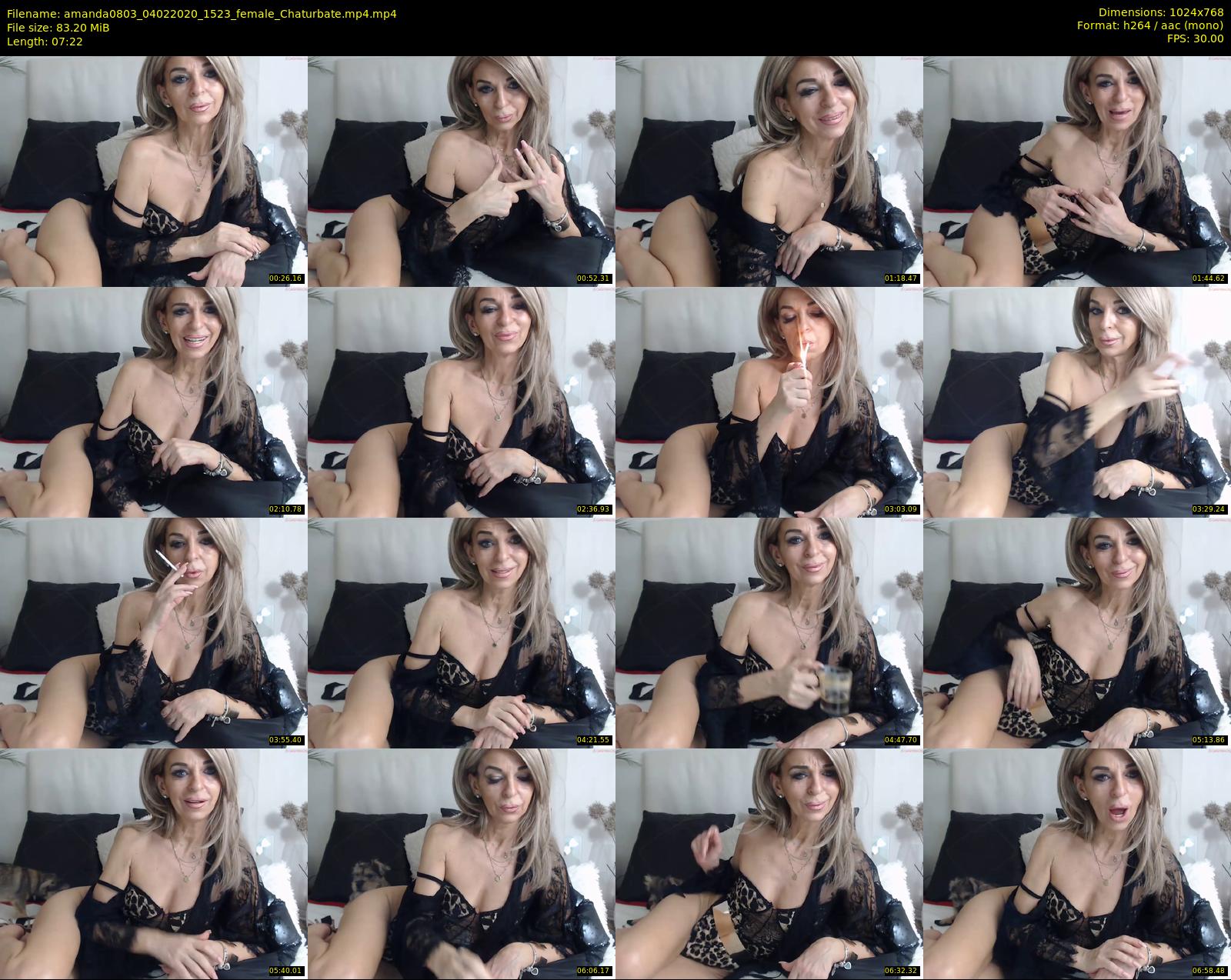 amanda0803 — 8 minute Chaturbate female cam show recording, 720p, Feb 4, 2020