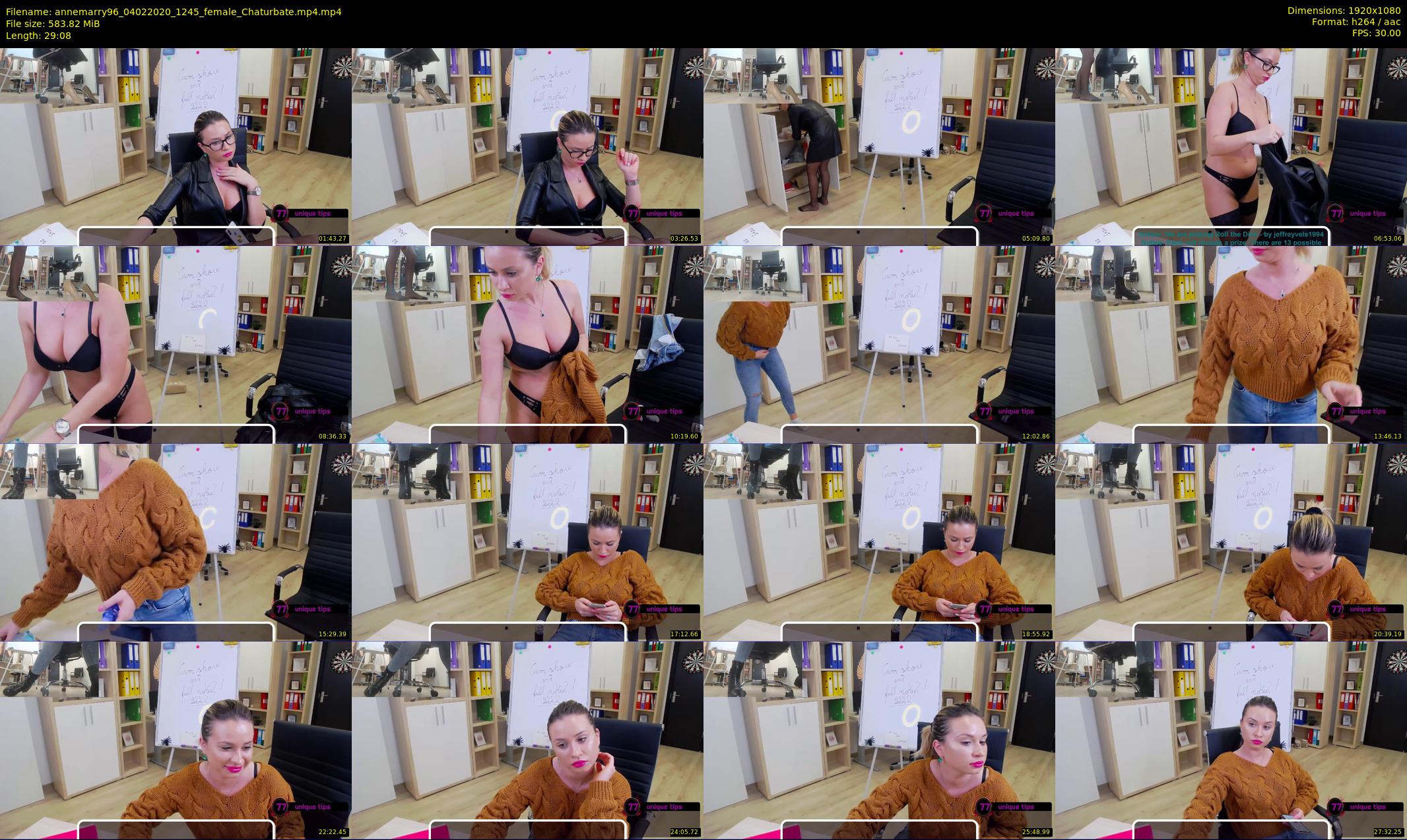 annemarry96 — 30 minute Chaturbate female cam show recording, 1080p, Feb 4, 2020