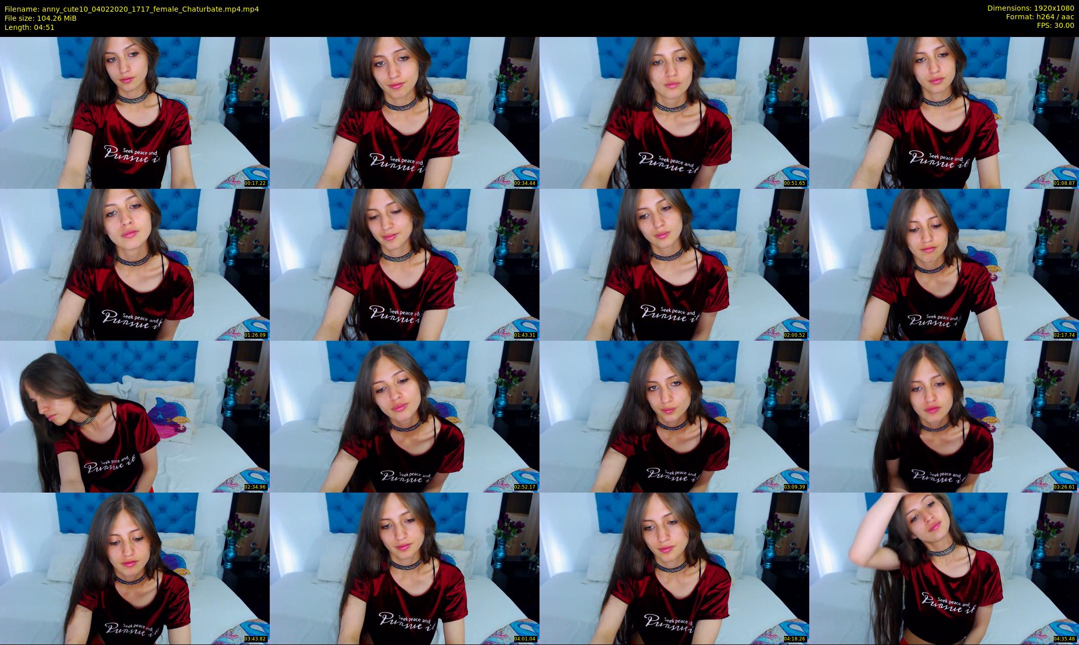 anny_cute10 — 5 minute Chaturbate female cam show recording, 1080p, Feb 4, 2020