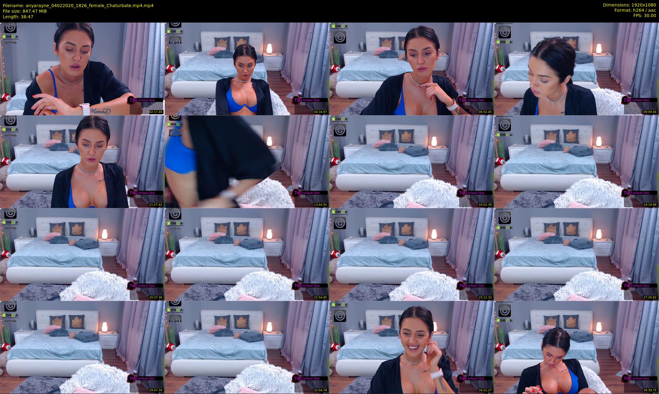 anyarayne — 39 minute Chaturbate female cam show recording, 1080p, Feb 4, 2020