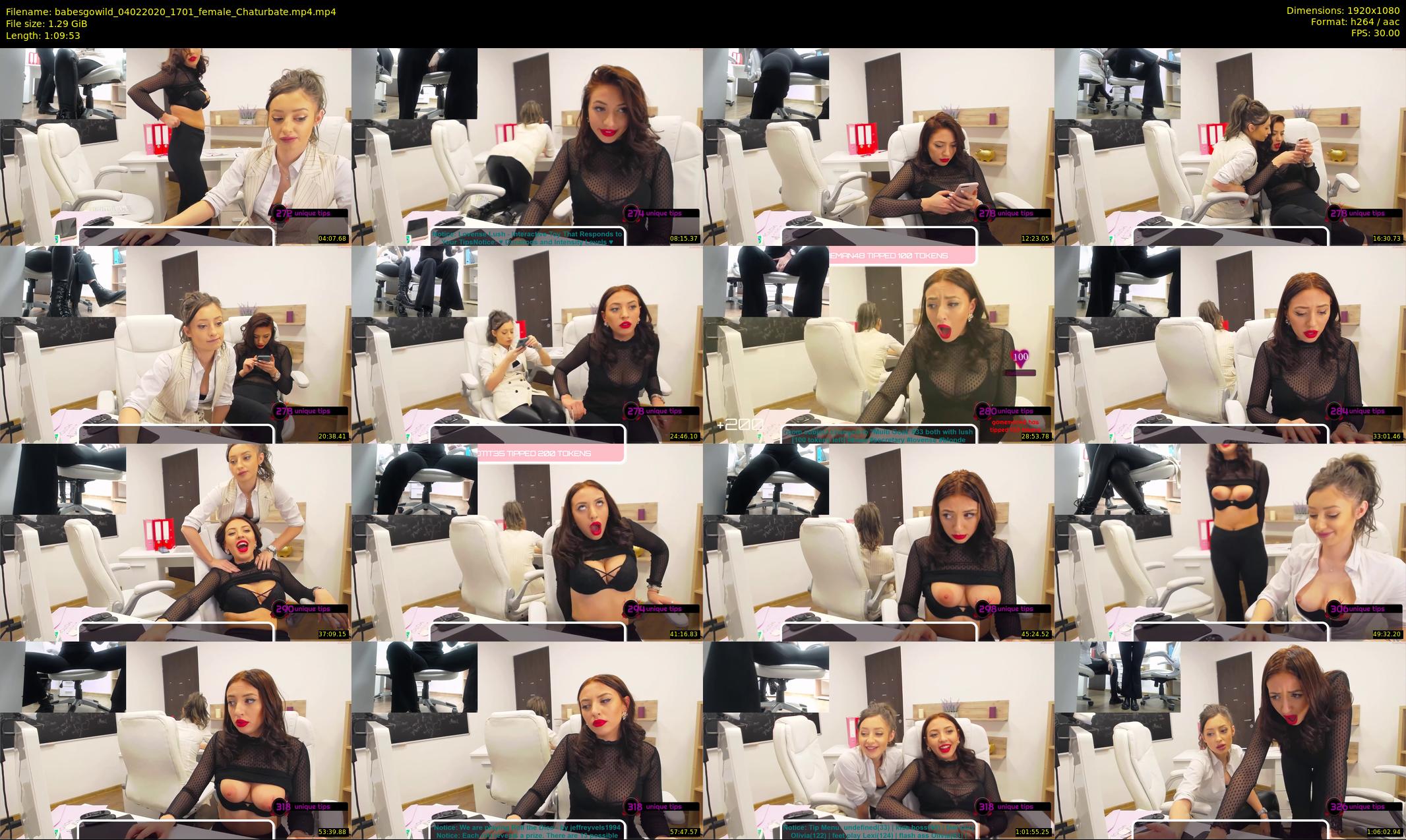 babesgowild — 70 minute Chaturbate couple cam show recording, 1080p, Feb 4, 2020