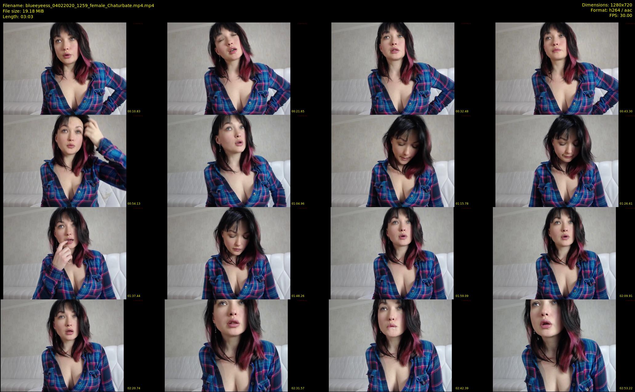 blueeyeess — 4 minute Chaturbate female cam show recording, 720p, Feb 4, 2020