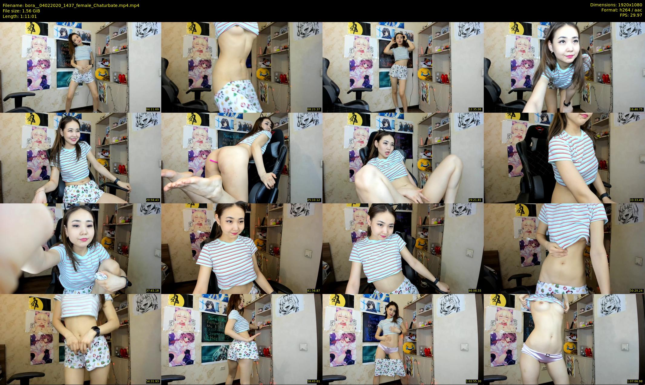 bora_ — 72 minute Chaturbate female cam show recording, 1080p, Feb 4, 2020
