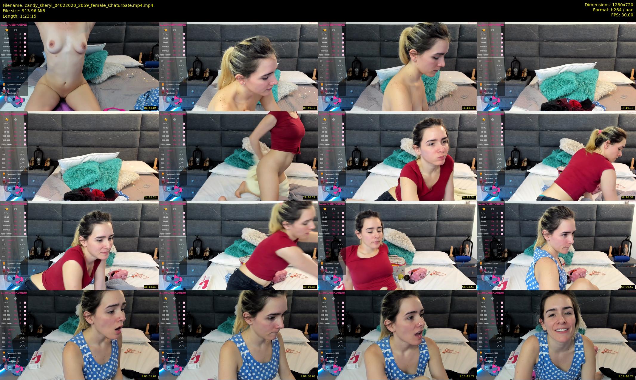 candy_sheryl — 84 minute Chaturbate female cam show recording, 720p, Feb 4, 2020