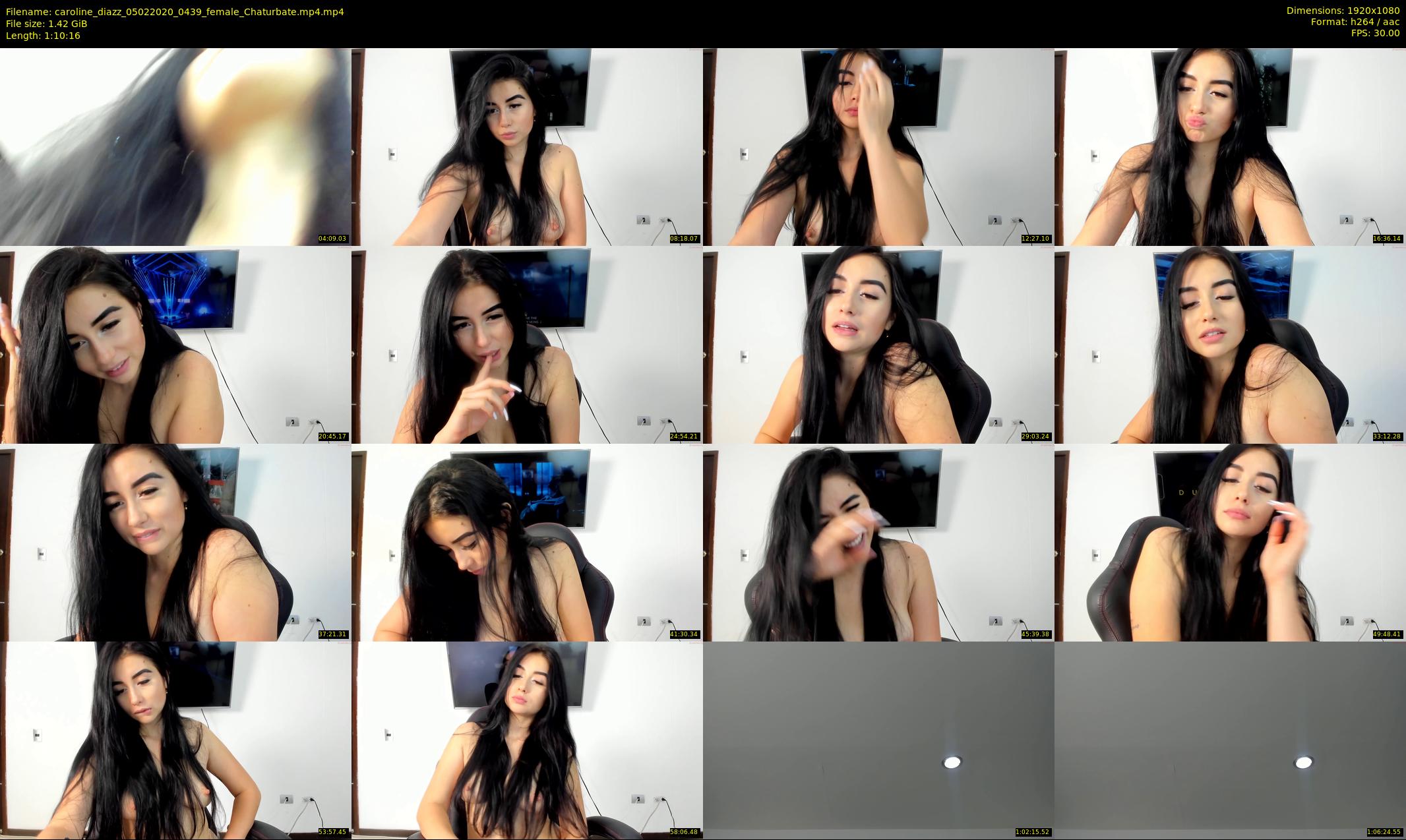 caroline_diazz — 71 minute Chaturbate female cam show recording, 1080p, Feb 5, 2020