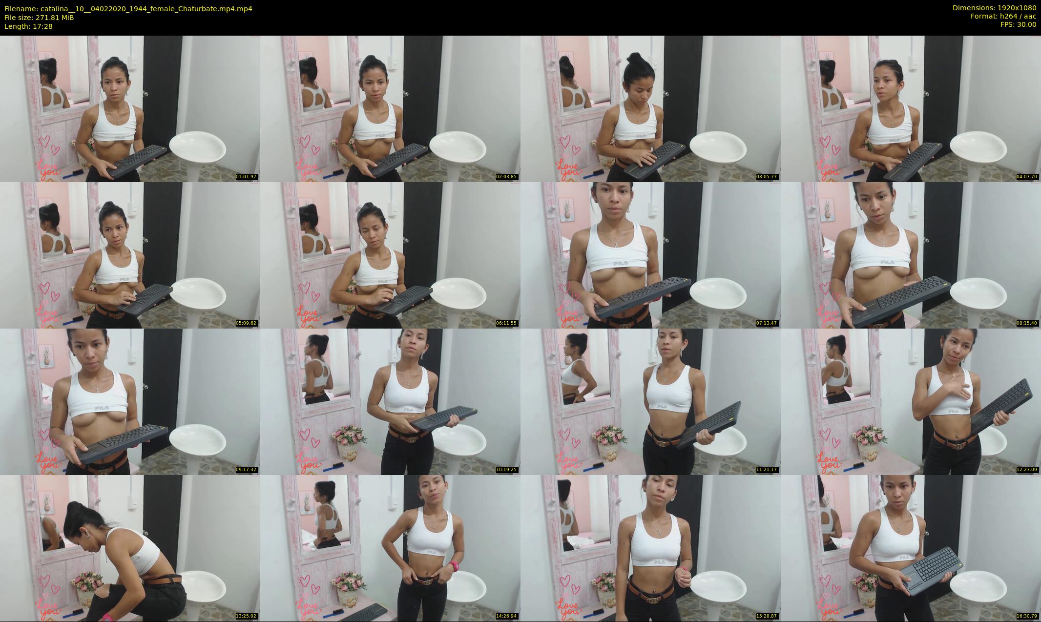 catalina__10_ — 18 minute Chaturbate female cam show recording, 1080p, Feb 4, 2020