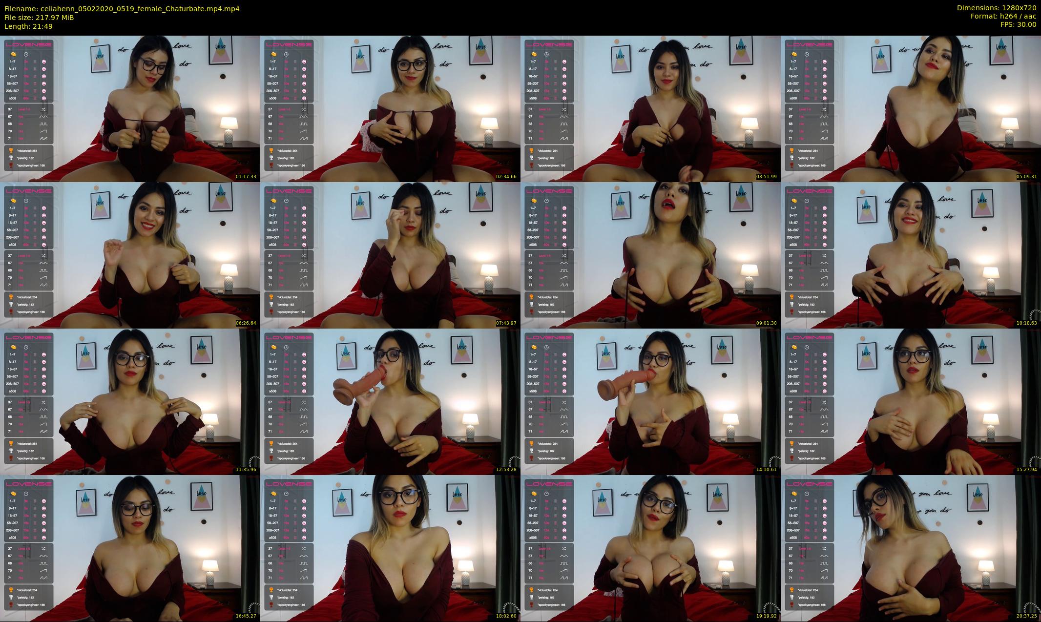 celiahenn — 22 minute Chaturbate female cam show recording, 720p, Feb 5, 2020