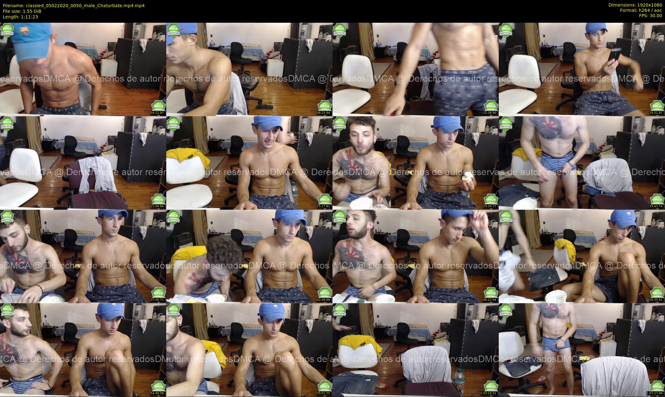 classied — 72 minute Chaturbate male cam show recording, 1080p, Feb 5, 2020