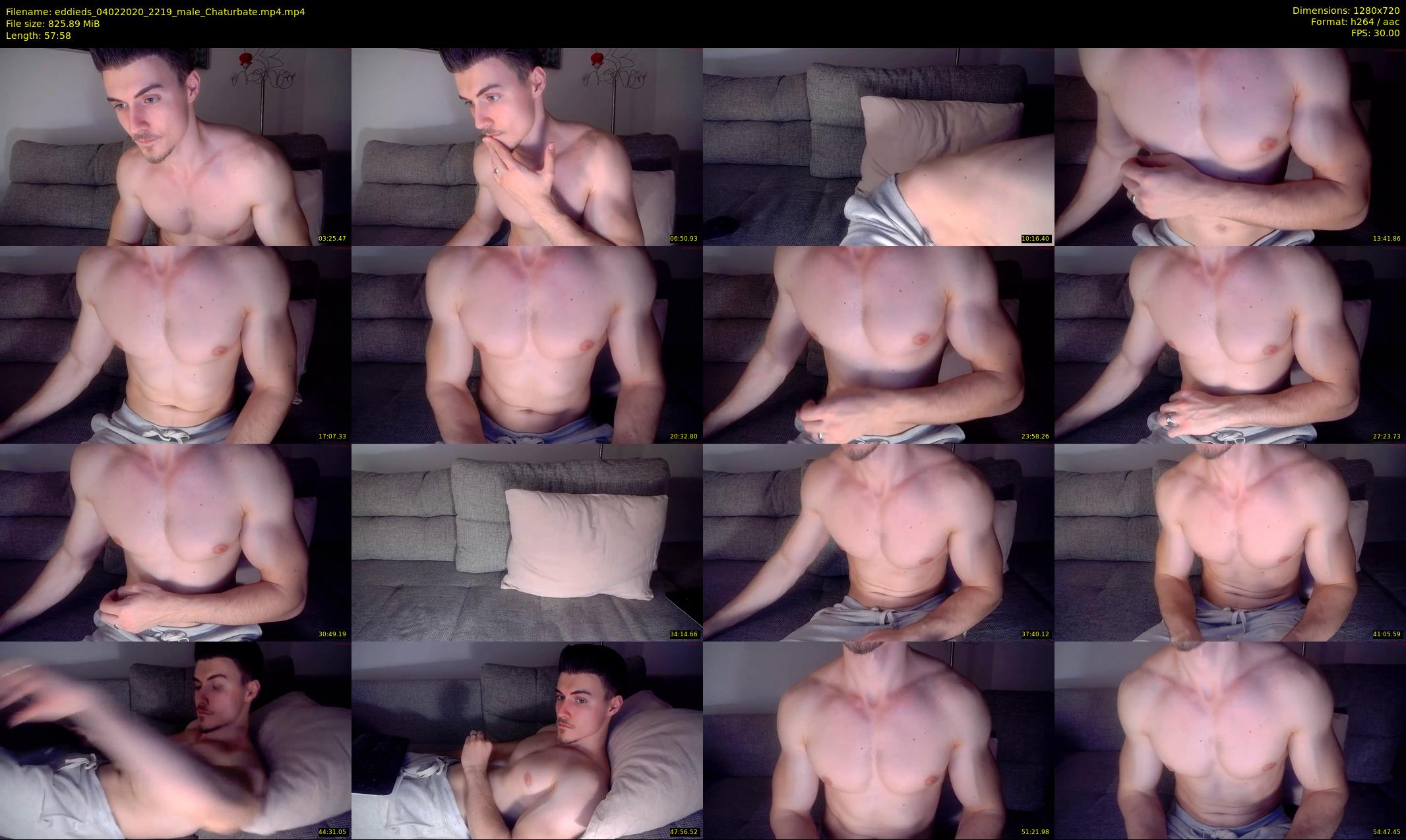 eddieds — 58 minute Chaturbate male cam show recording, 720p, Feb 4, 2020