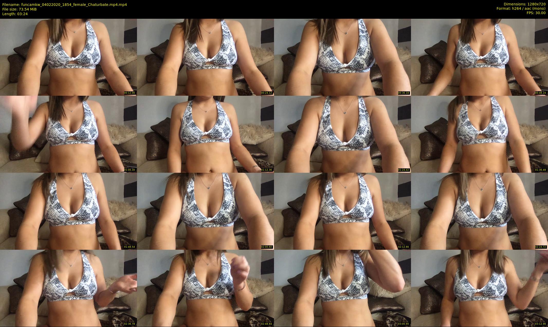 funcamkw — 4 minute Chaturbate female cam show recording, 720p, Feb 4, 2020