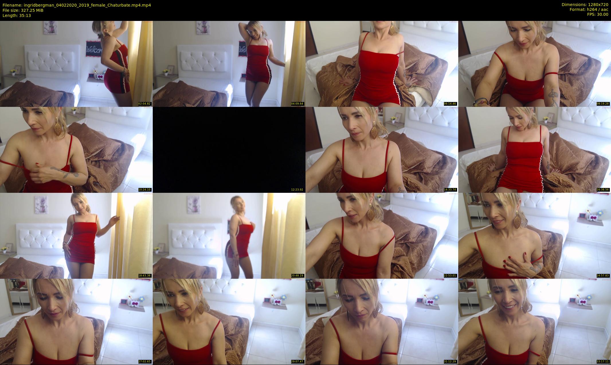 ingridbergman — 36 minute Chaturbate female cam show recording, 720p, Feb 4, 2020