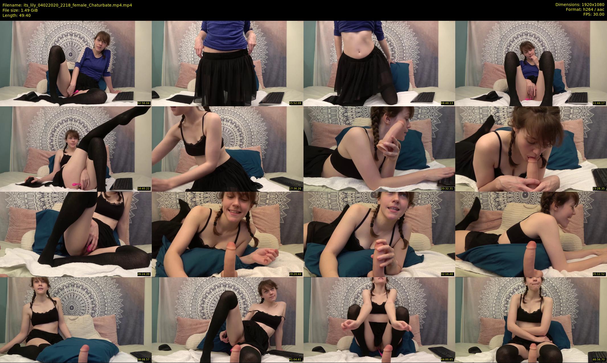 its_lily — 50 minute Chaturbate female cam show recording, 1080p, Feb 4, 2020