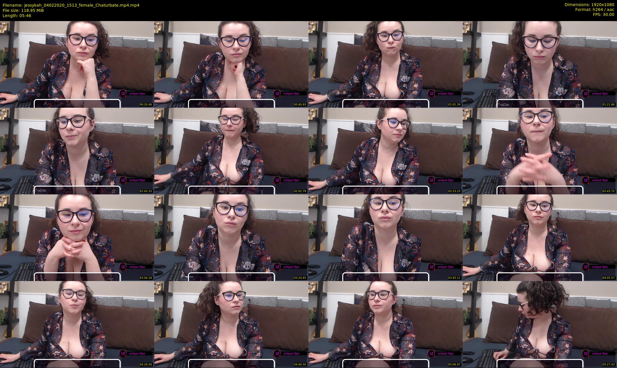 jessykah — 6 minute Chaturbate female cam show recording, 1080p, Feb 4, 2020