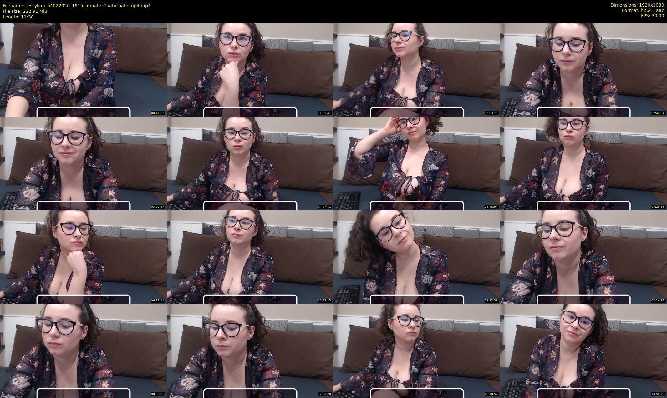 jessykah — 12 minute Chaturbate female cam show recording, 1080p, Feb 4, 2020