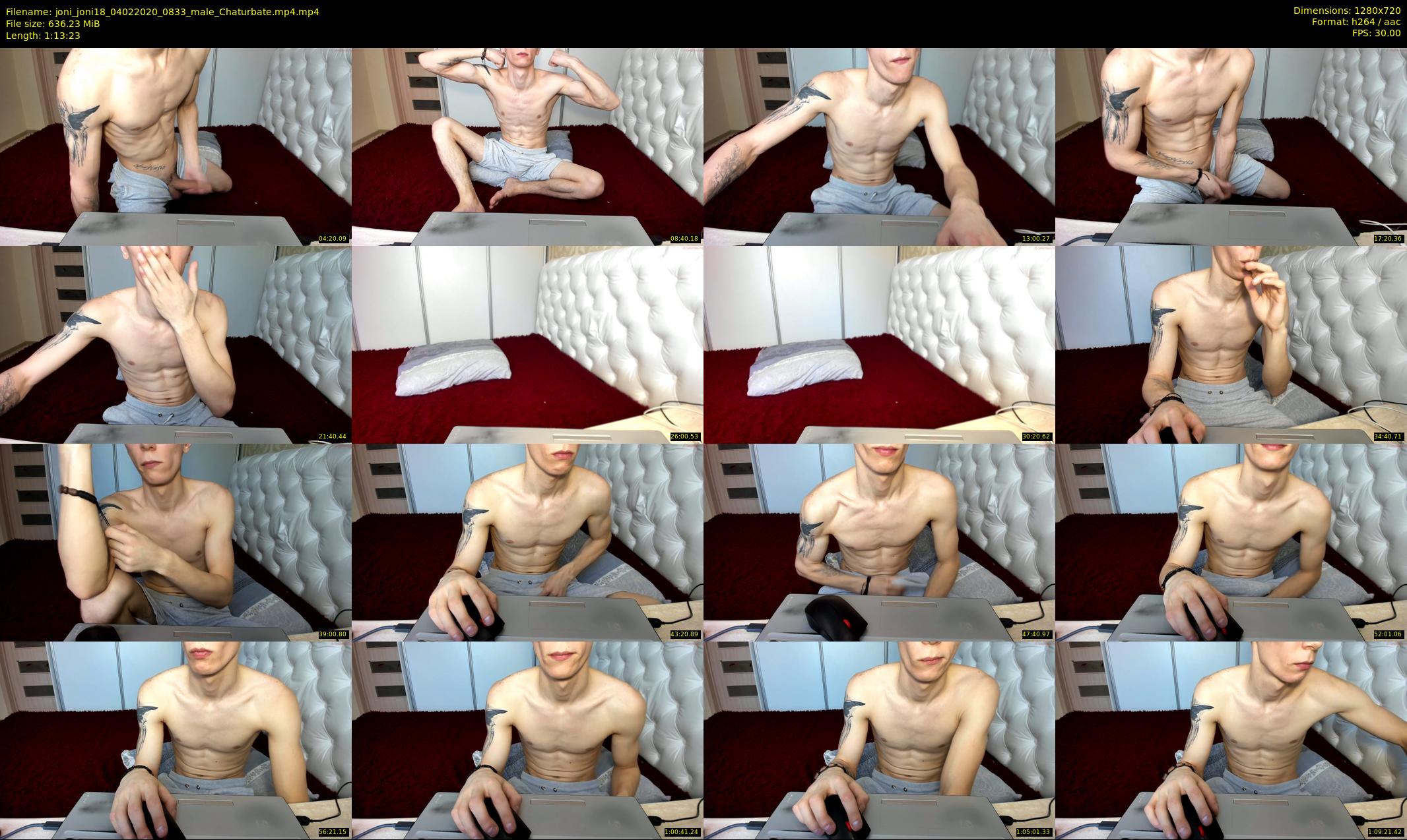 joni_joni18 — 74 minute Chaturbate male cam show recording, 720p, Feb 4, 2020