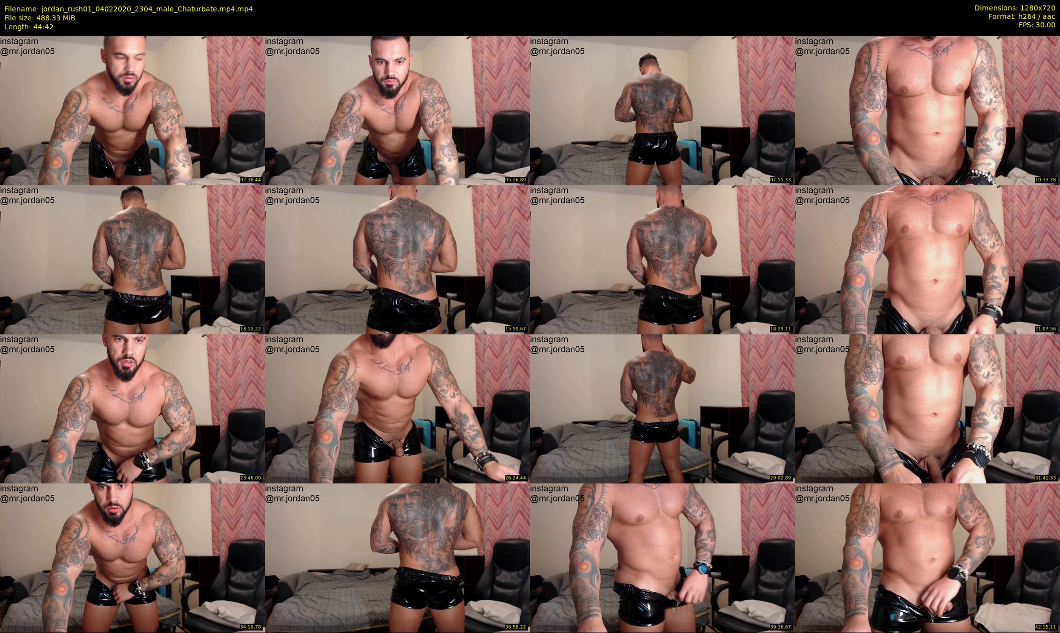 jordan_rush01 — 45 minute Chaturbate male cam show recording, 720p, Feb 4, 2020