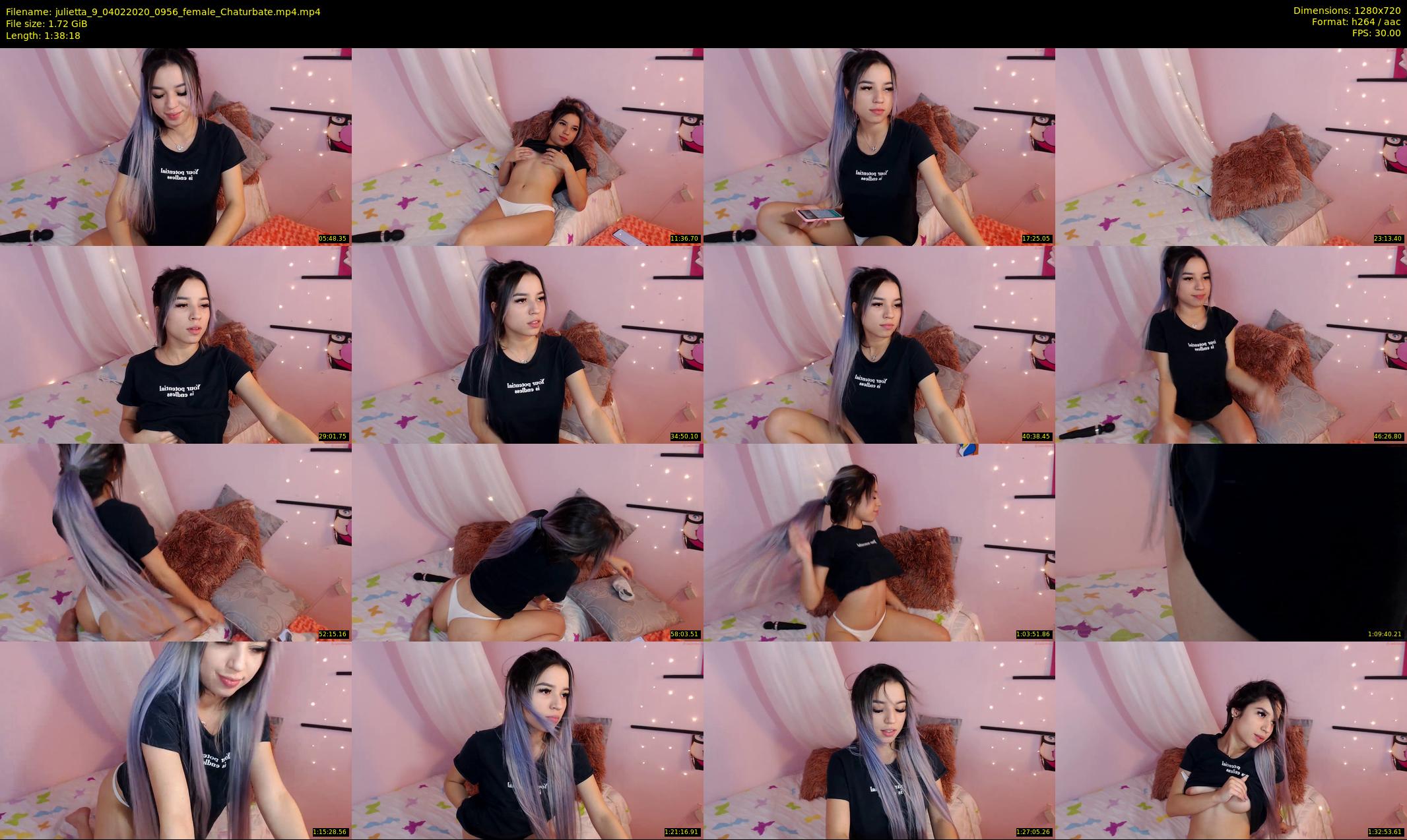 julietta_9 — 99 minute Chaturbate female cam show recording, 720p, Feb 4, 2020