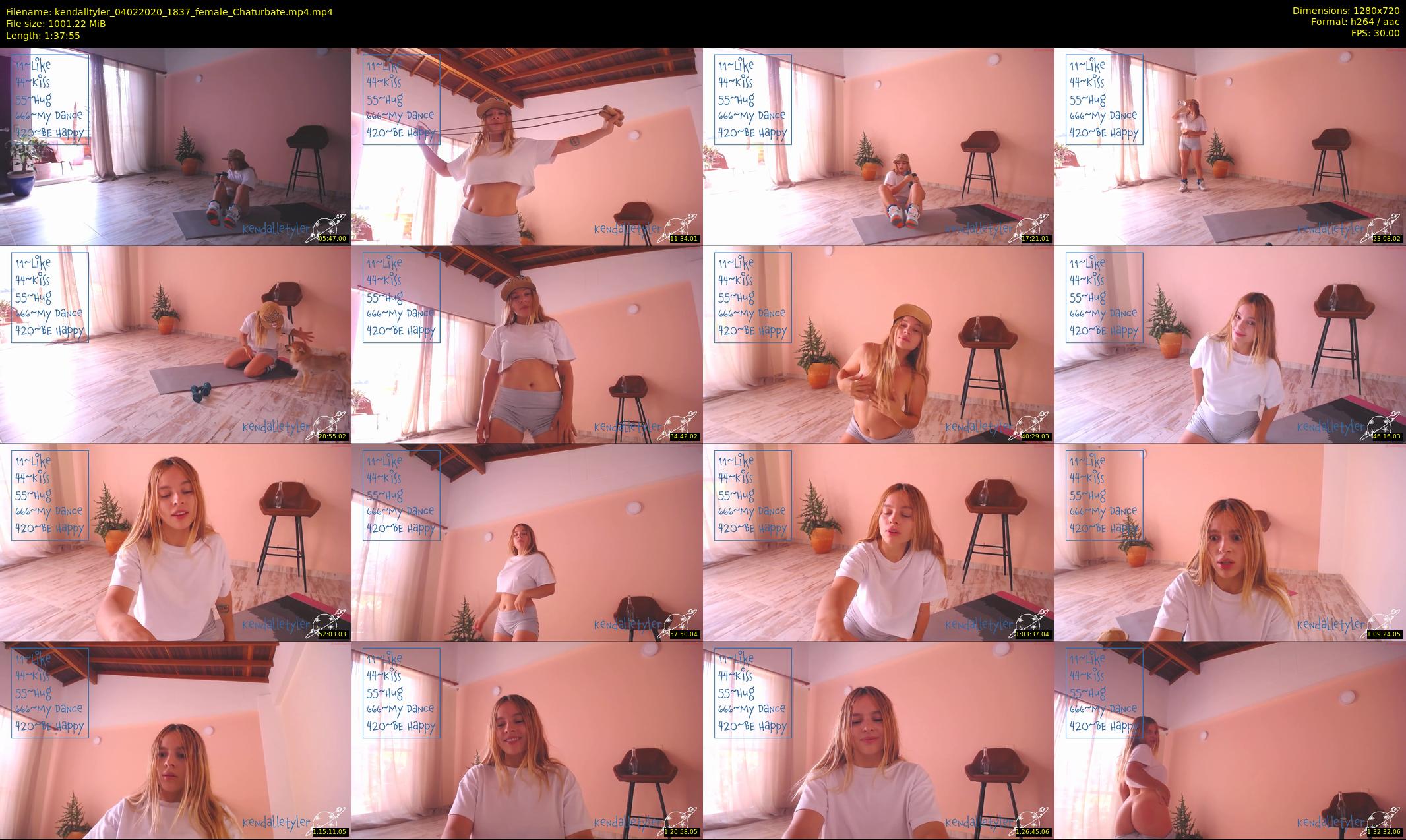 kendalltyler — 98 minute Chaturbate female cam show recording, 720p, Feb 4, 2020
