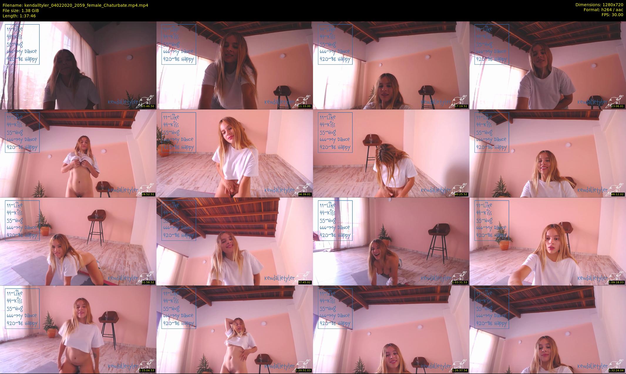 kendalltyler — 98 minute Chaturbate female cam show recording, 720p, Feb 4, 2020