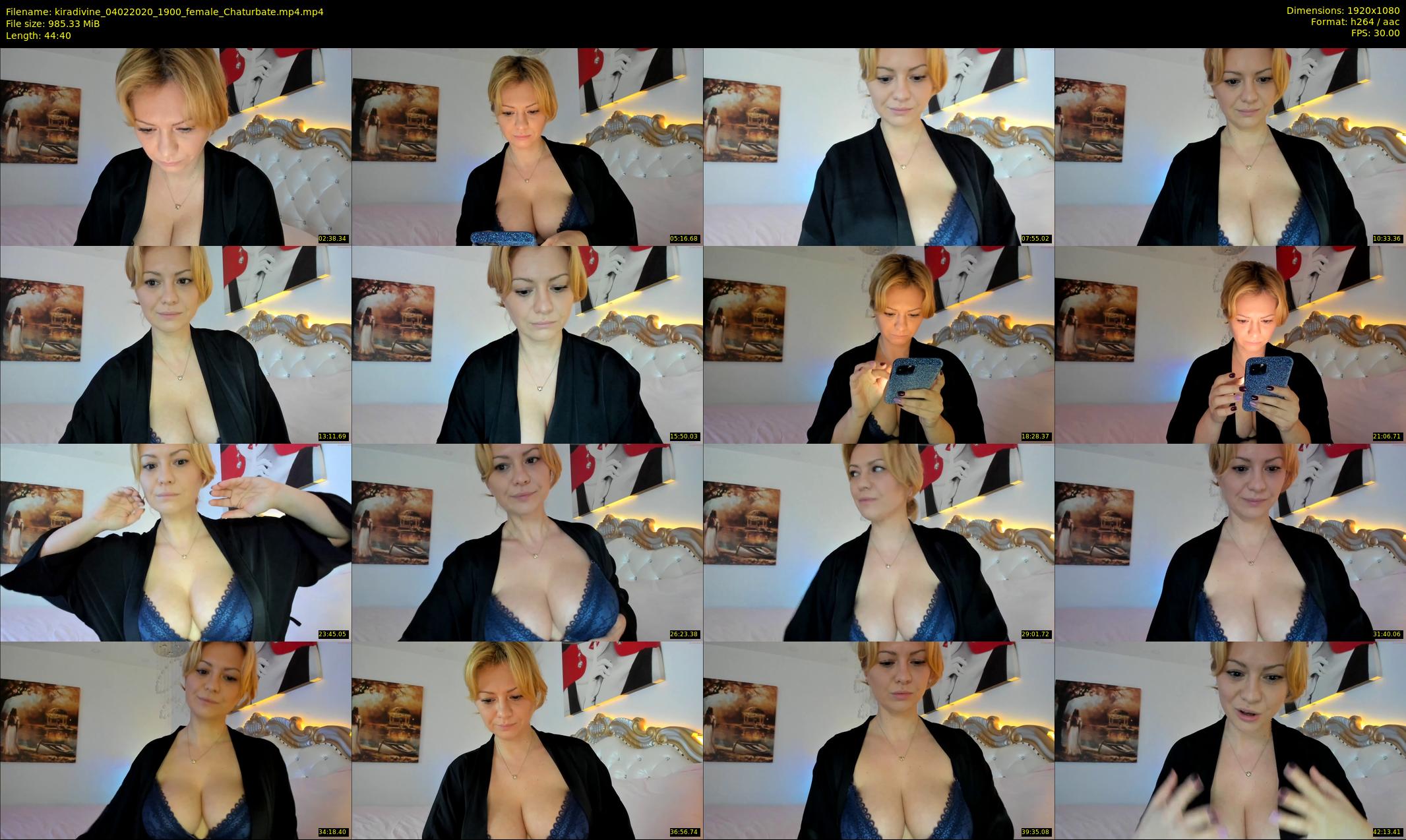 kiradivine — 45 minute Chaturbate female cam show recording, 1080p, Feb 4, 2020
