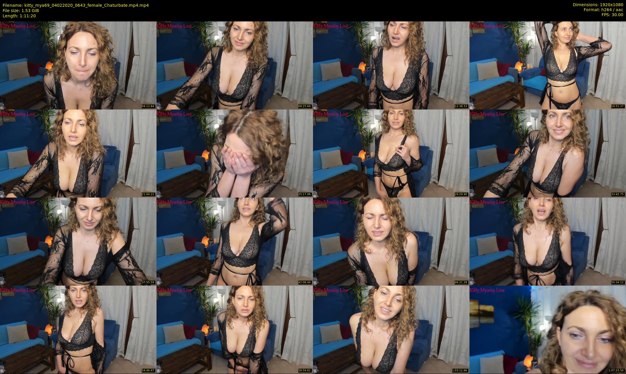 kitty_mya69 — 72 minute Chaturbate female cam show recording, 1080p, Feb 4, 2020