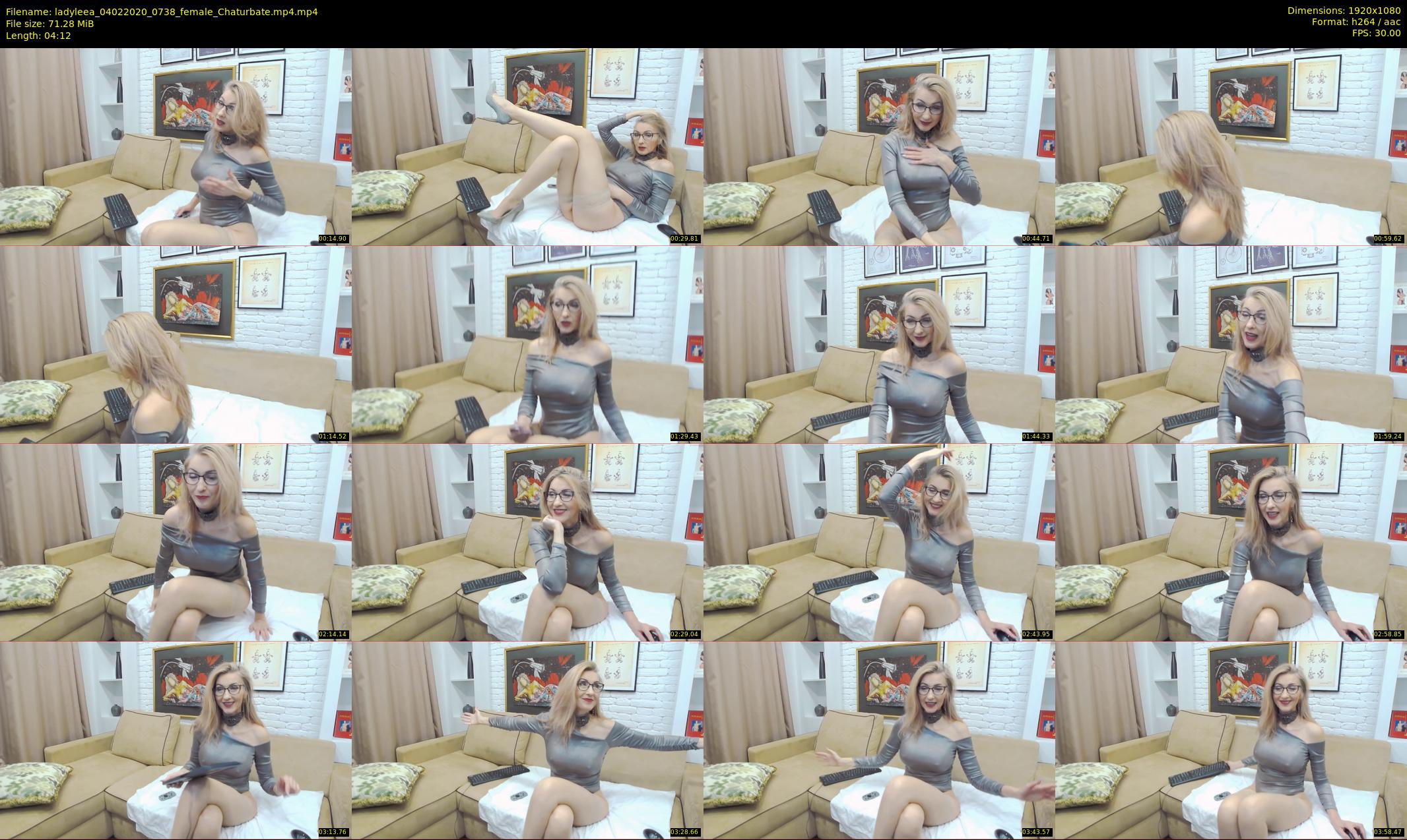 ladyleea — 5 minute Chaturbate female cam show recording, 1080p, Feb 4, 2020