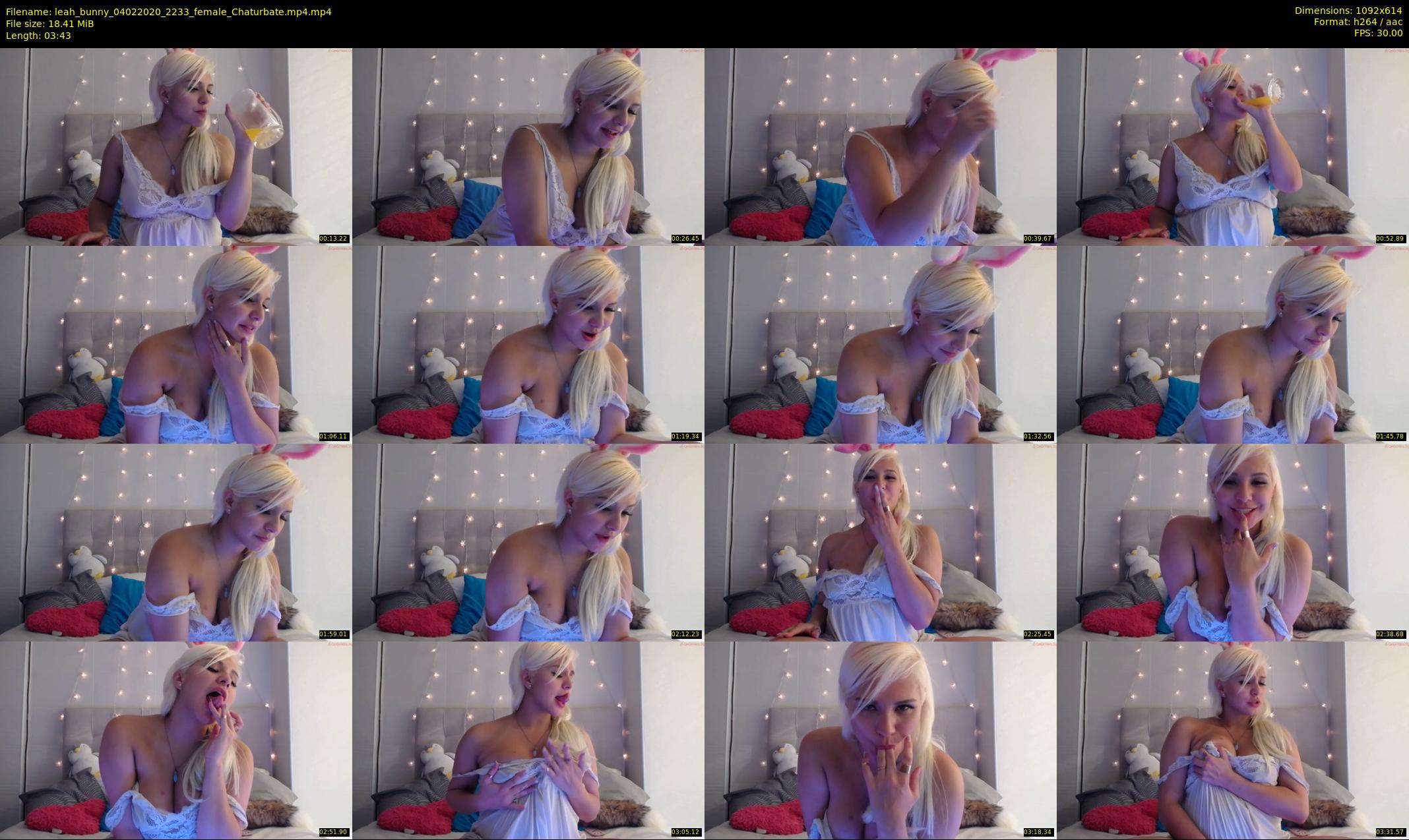 leah_bunny — 4 minute Chaturbate female cam show recording, 480p, Feb 4, 2020
