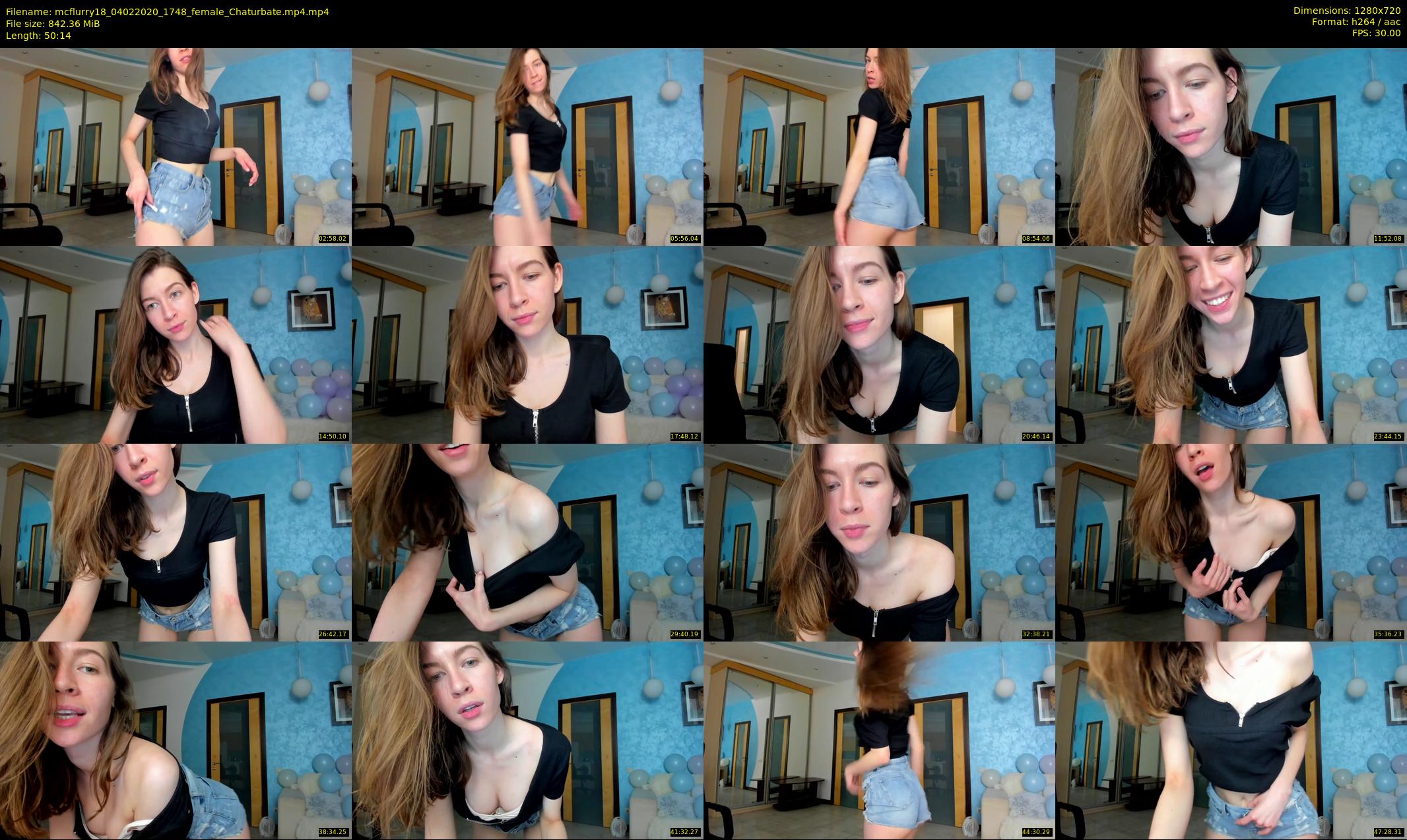 mcflurry18 — 51 minute Chaturbate female cam show recording, 720p, Feb 4, 2020