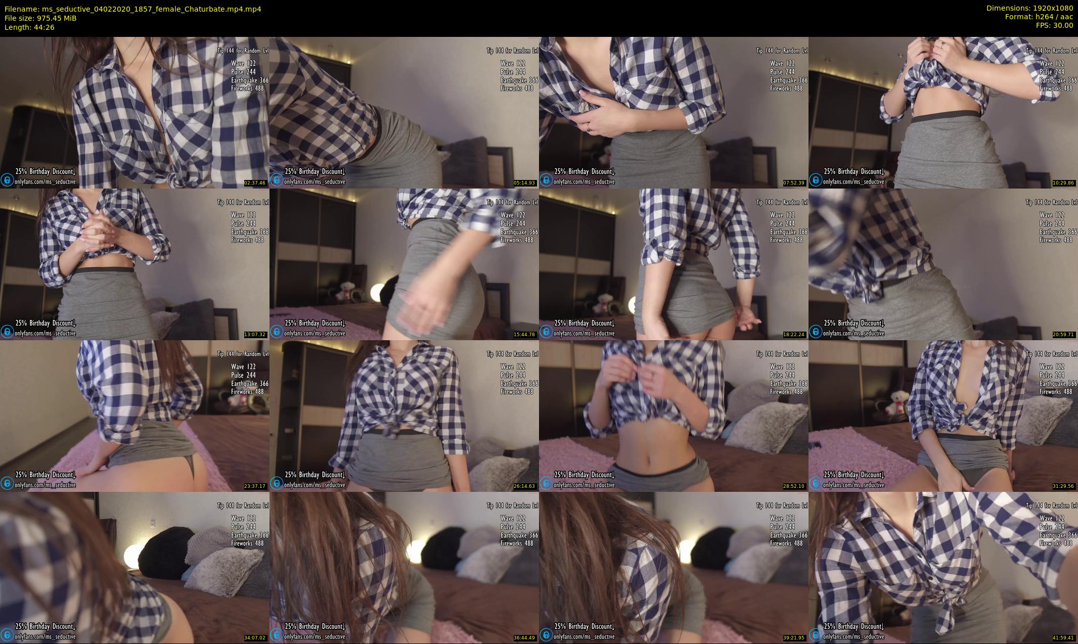 ms_seductive — 45 minute Chaturbate female cam show recording, 1080p, Feb 4, 2020