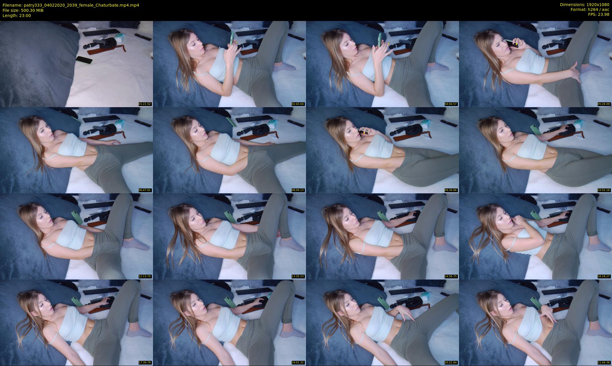 patry333 — 23 minute Chaturbate female cam show recording, 1080p, Feb 4, 2020