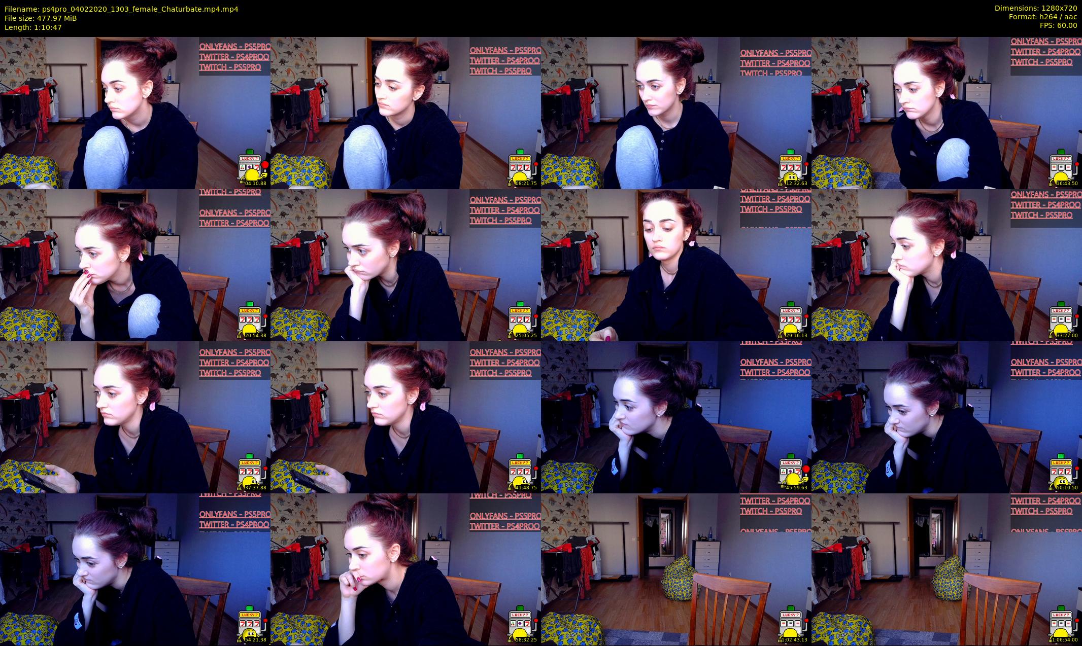 ps4pro — 71 minute Chaturbate female cam show recording, 720p, Feb 4, 2020