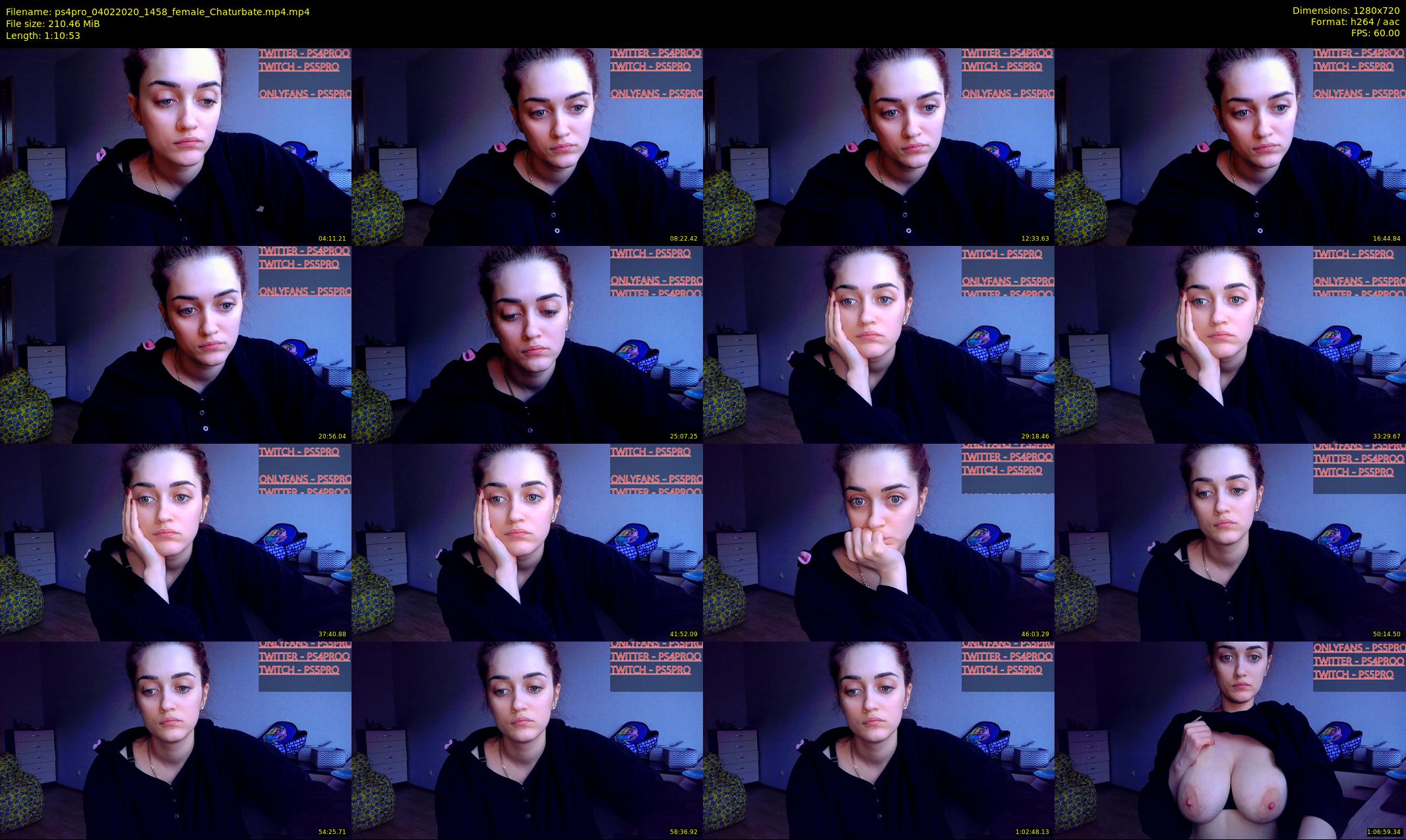 ps4pro — 71 minute Chaturbate female cam show recording, 720p, Feb 4, 2020
