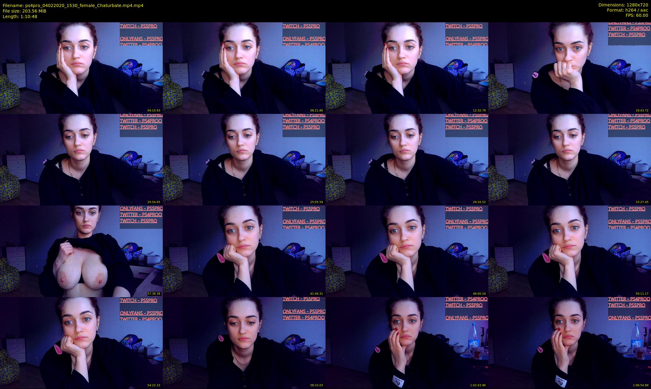 ps4pro — 71 minute Chaturbate female cam show recording, 720p, Feb 4, 2020