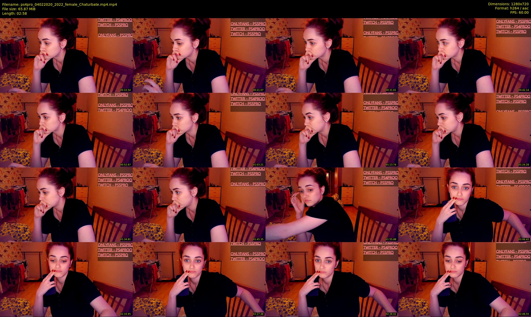 ps4pro — 3 minute Chaturbate female cam show recording, 720p, Feb 4, 2020
