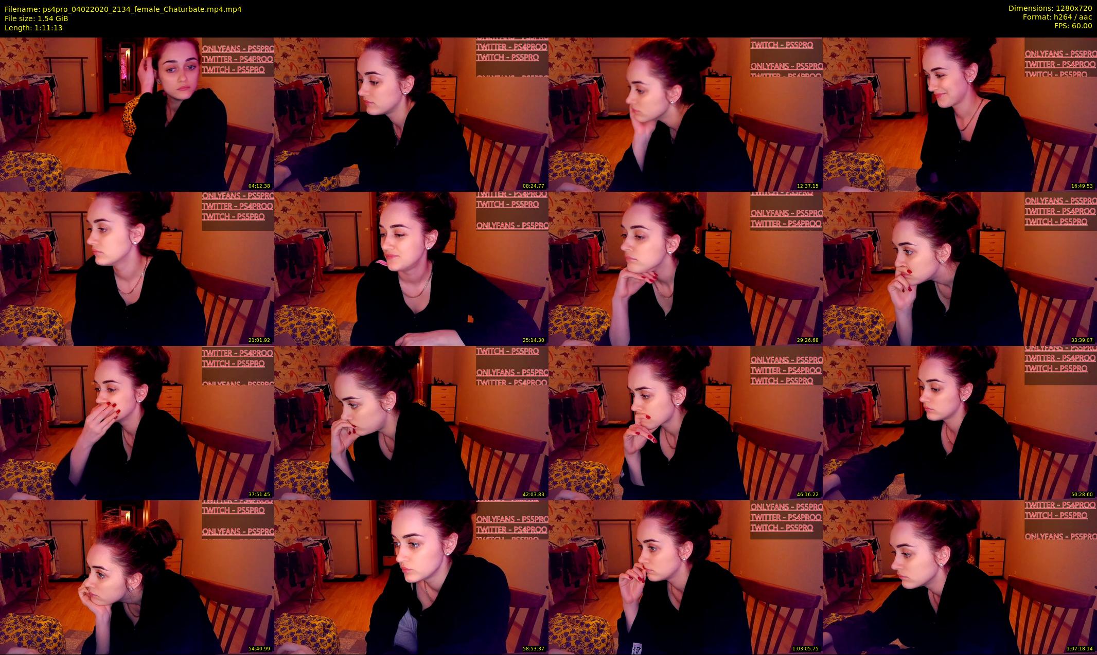 ps4pro — 72 minute Chaturbate female cam show recording, 720p, Feb 4, 2020
