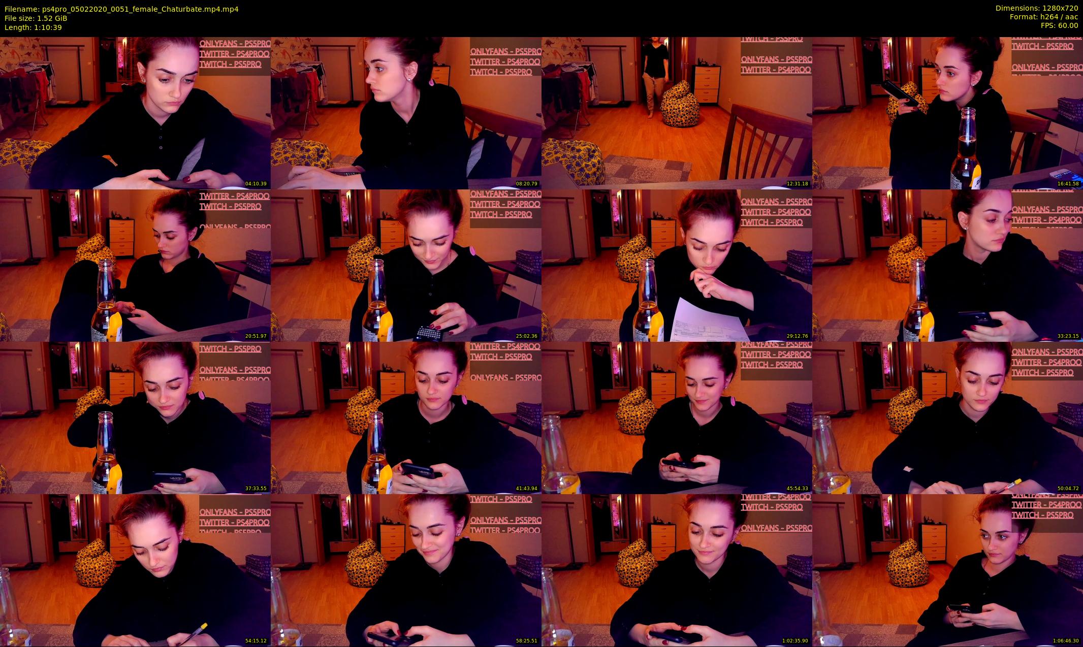 ps4pro — 71 minute Chaturbate female cam show recording, 720p, Feb 5, 2020