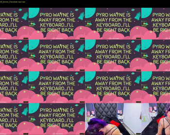 pyrowayne — 40 minute Chaturbate female cam show recording, 720p, Feb 4, 2020