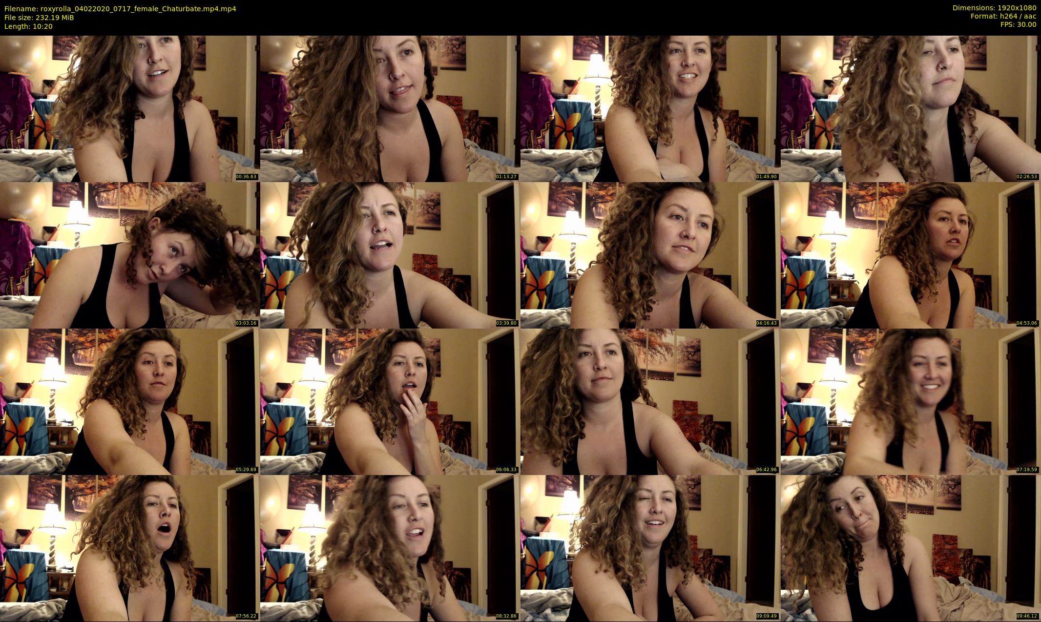 roxyrolla — 11 minute Chaturbate female cam show recording, 1080p, Feb 4, 2020