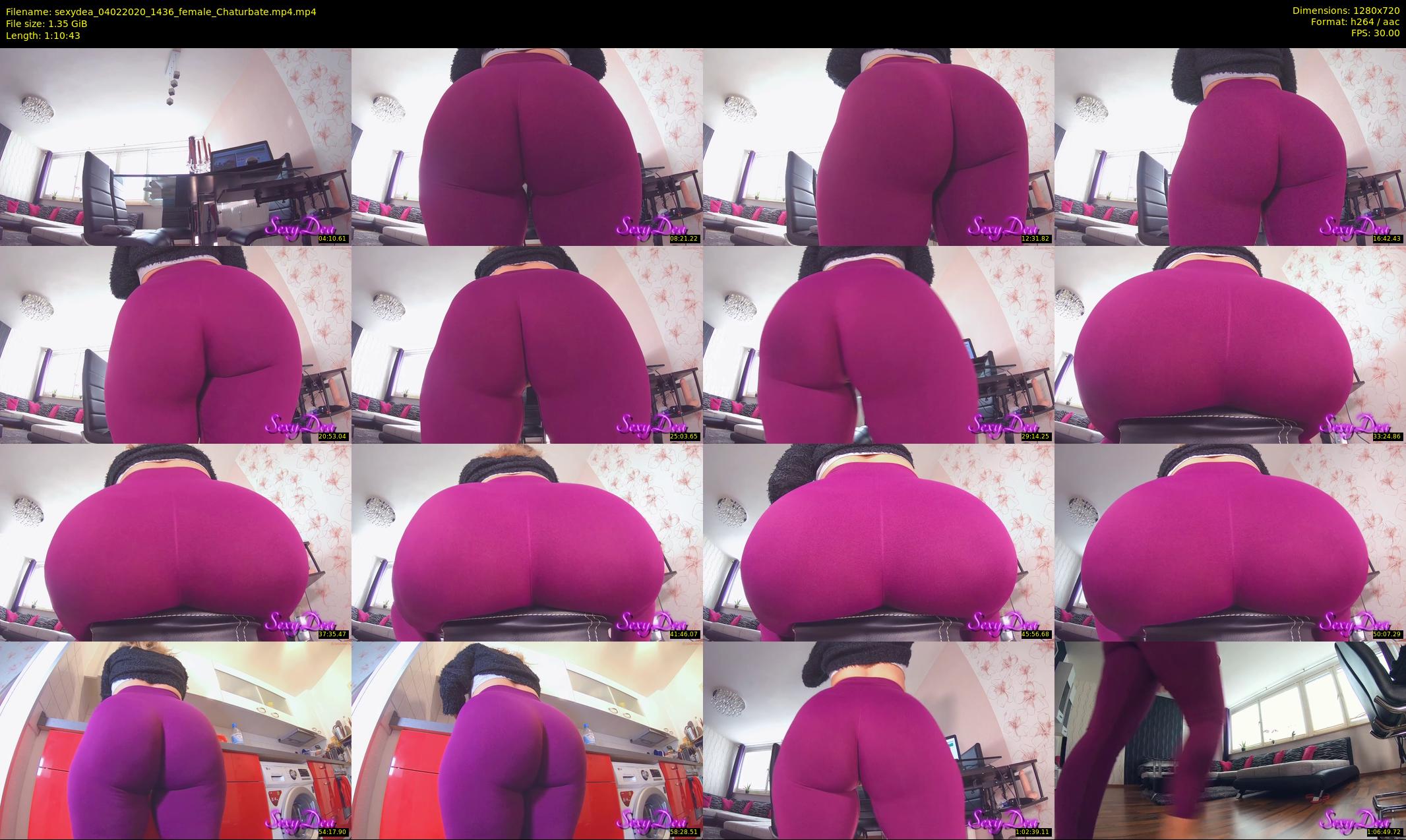 sexydea — 71 minute Chaturbate female cam show recording, 720p, Feb 4, 2020