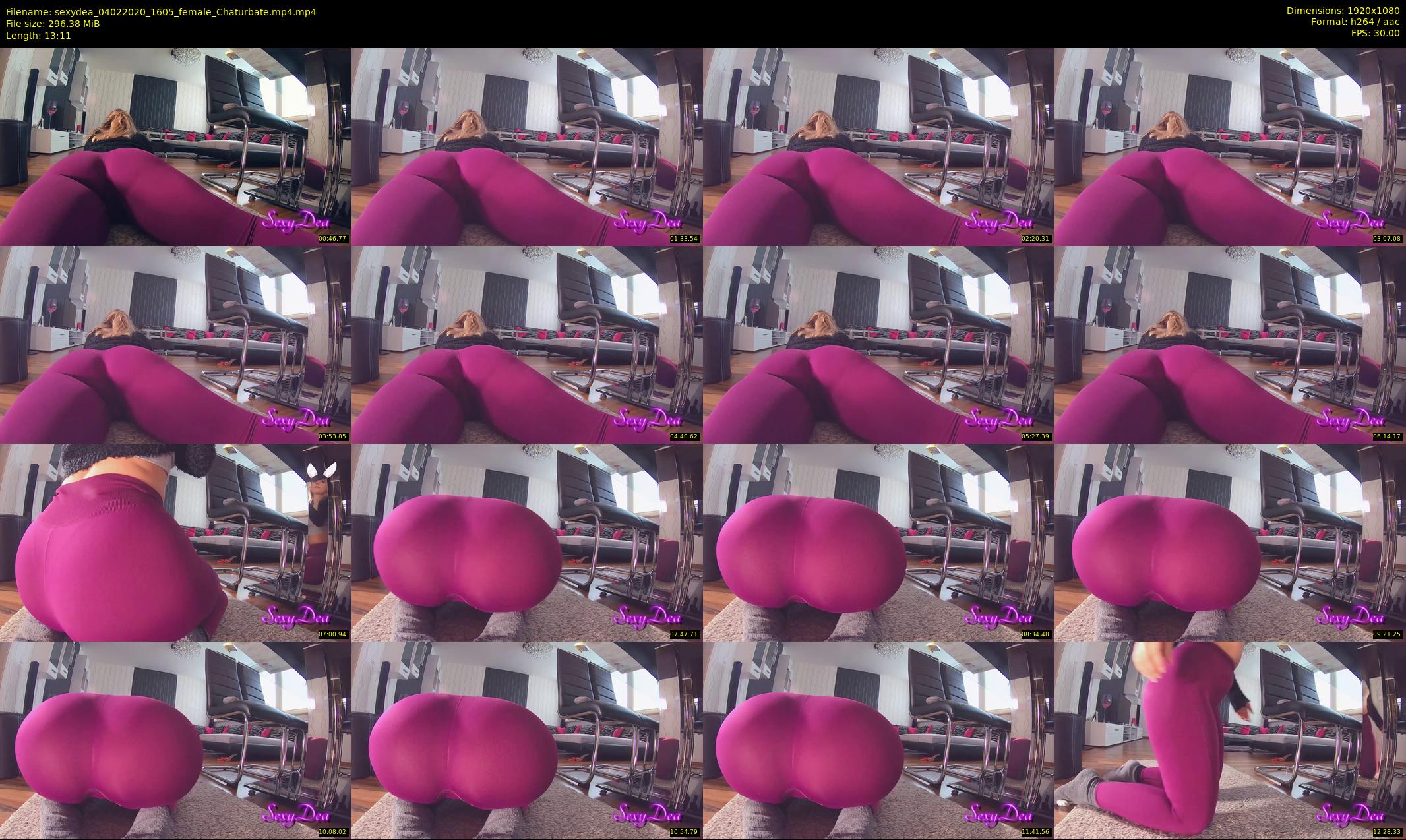 sexydea — 14 minute Chaturbate female cam show recording, 1080p, Feb 4, 2020