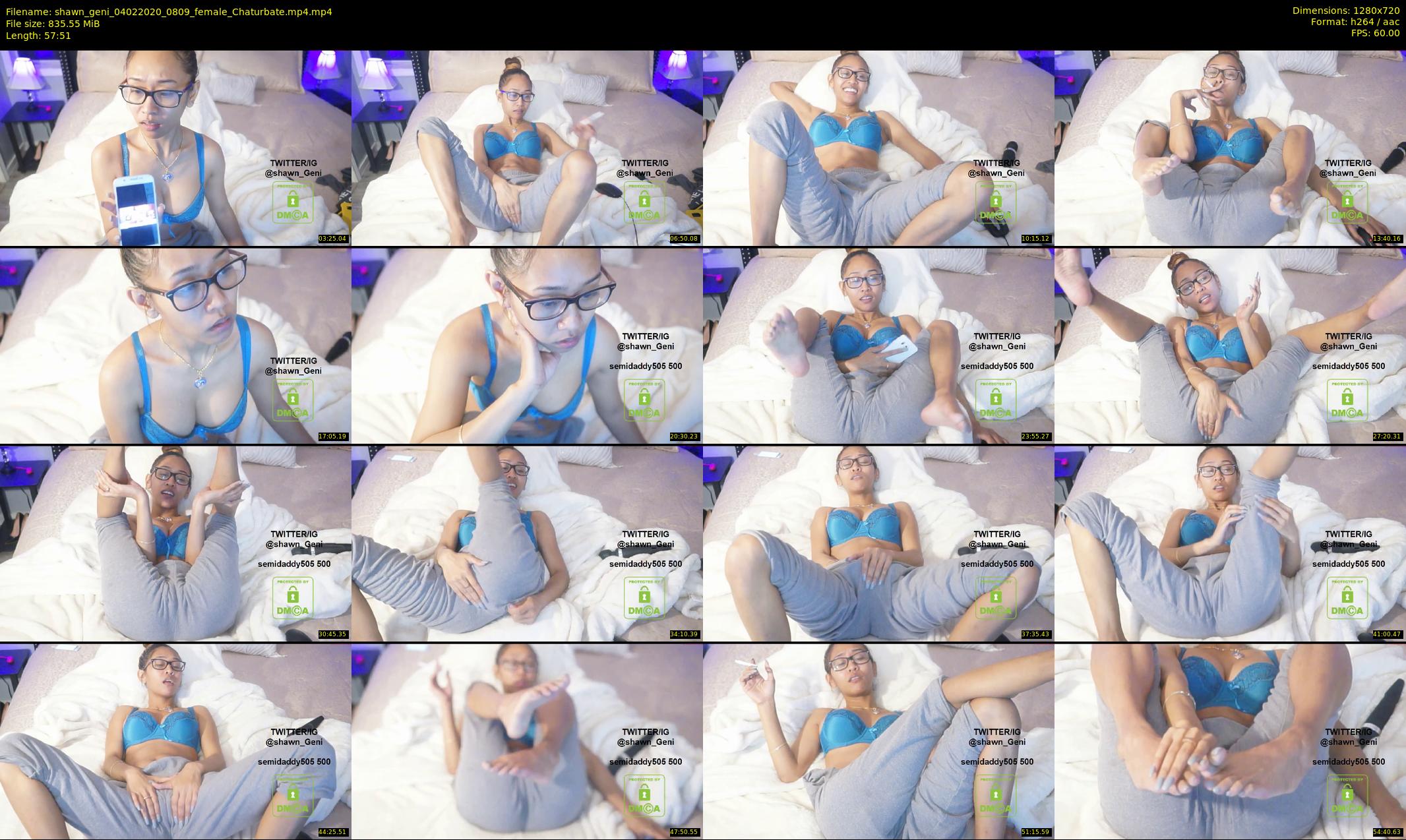 shawn_geni — 58 minute Chaturbate couple cam show recording, 720p, Feb 4, 2020