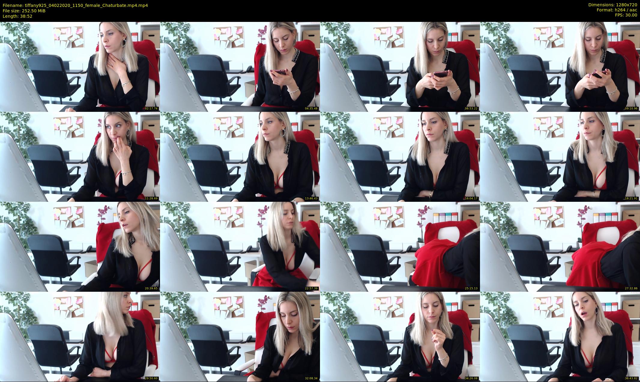 tiffany925 — 39 minute Chaturbate female cam show recording, 720p, Feb 4, 2020