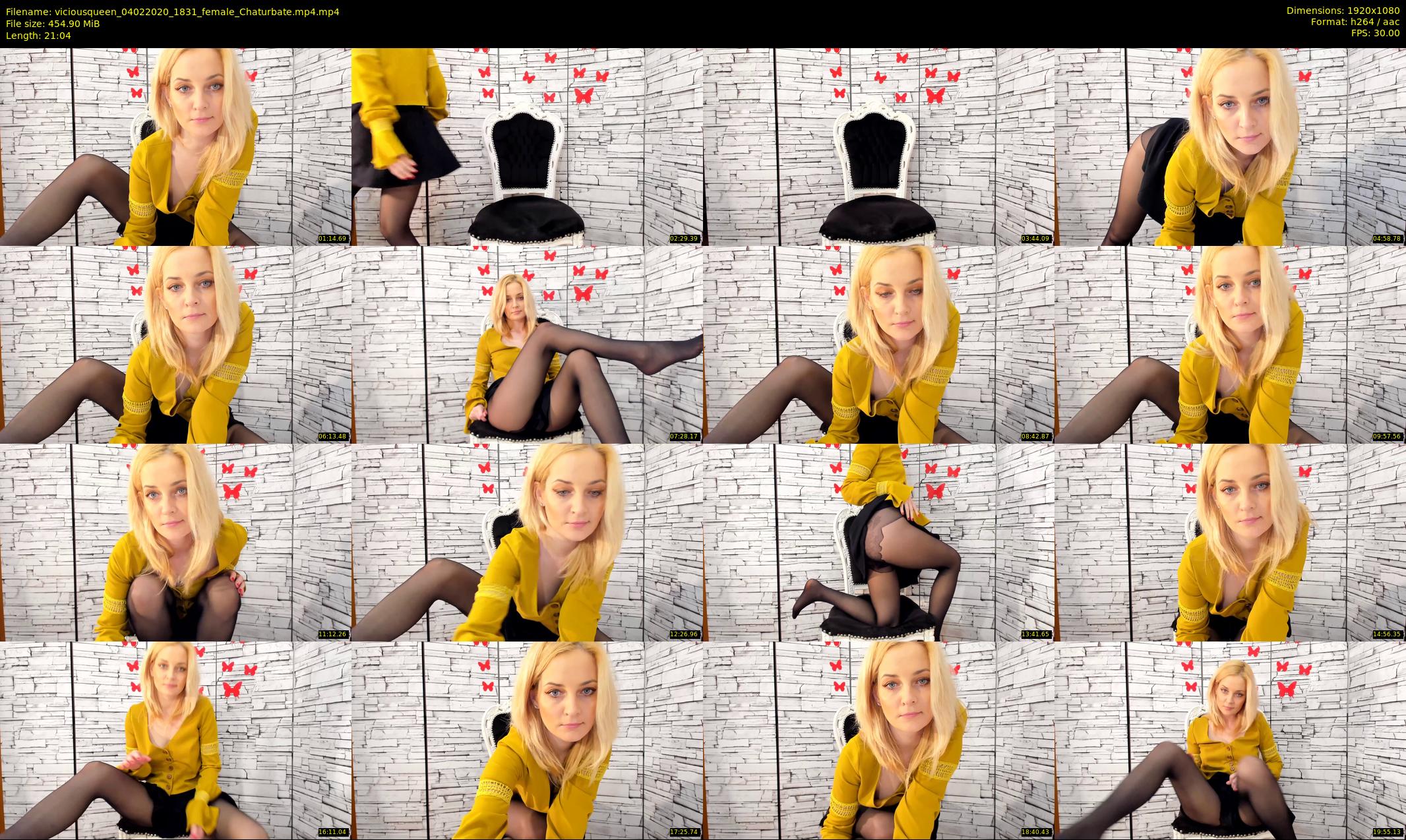 viciousqueen — 22 minute Chaturbate female cam show recording, 1080p, Feb 4, 2020