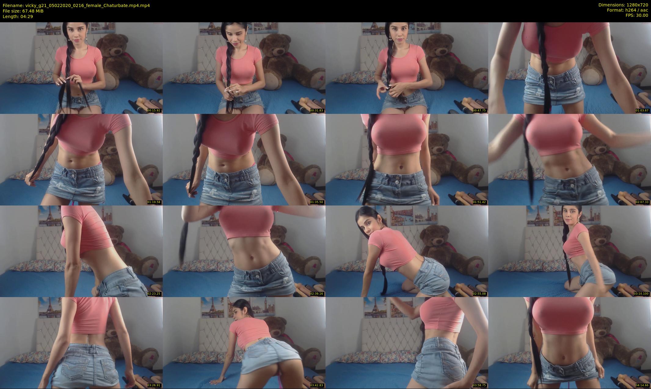 vicky_g21 — 5 minute Chaturbate female cam show recording, 720p, Feb 5, 2020